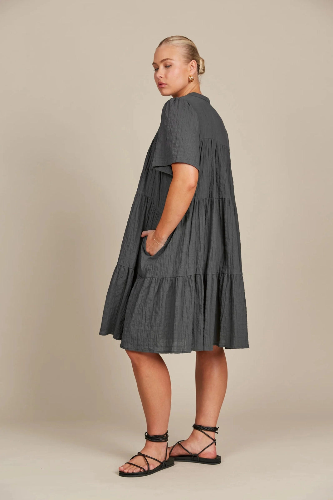 Isle of Mine Fleur Dress Graphite