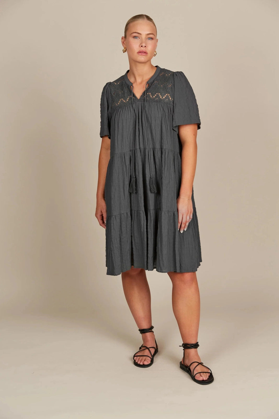 Isle of Mine Fleur Dress Graphite