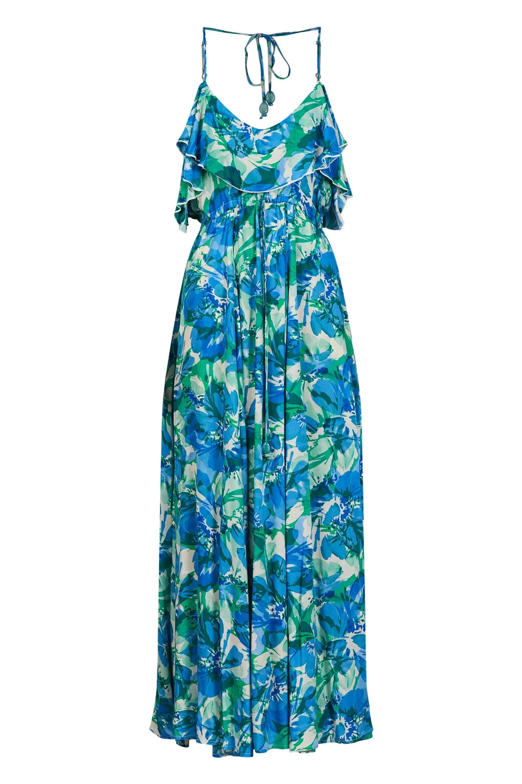 Haven Lipari Frill Maxi Dress Petali