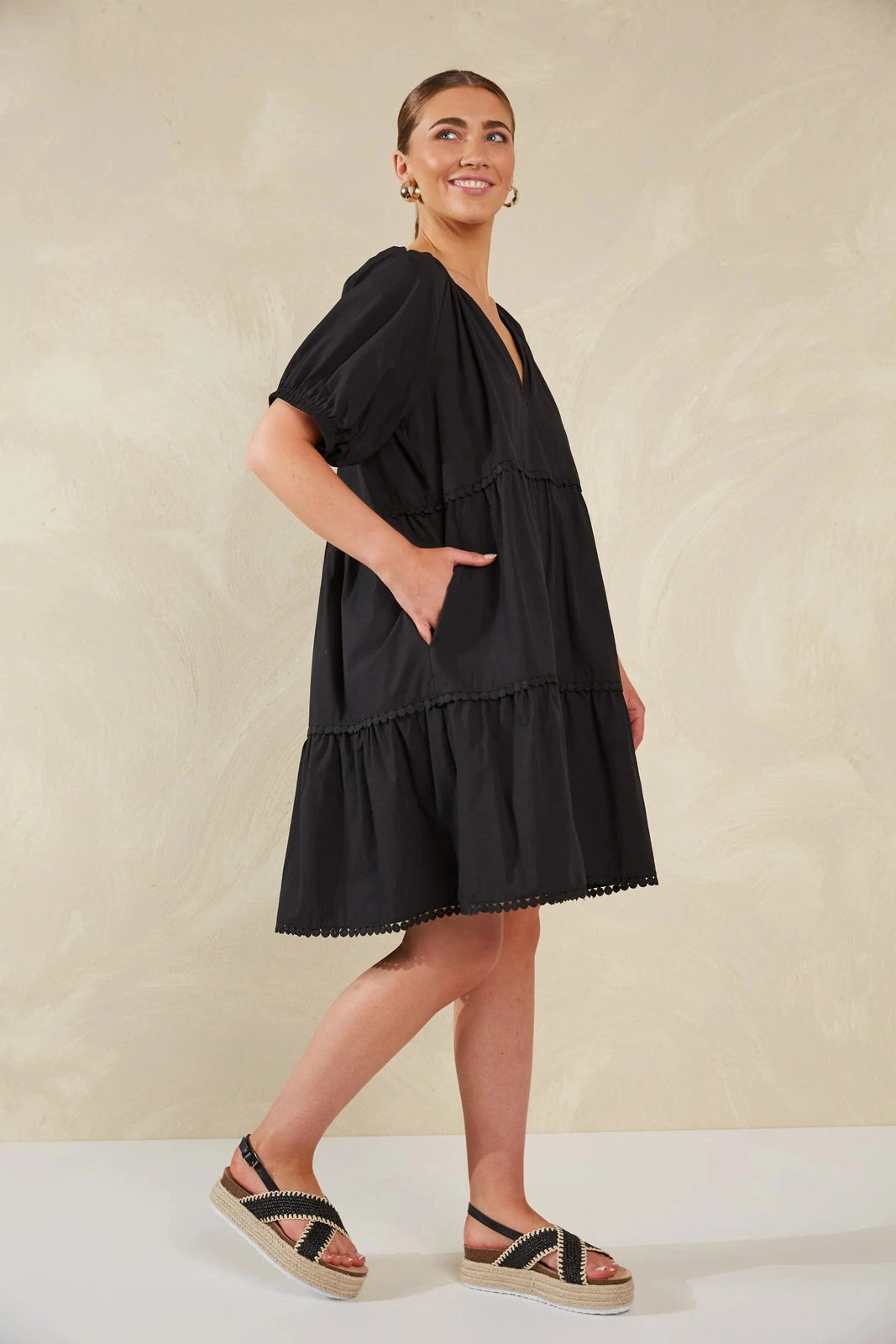 Haven Adelfia Dress Domino