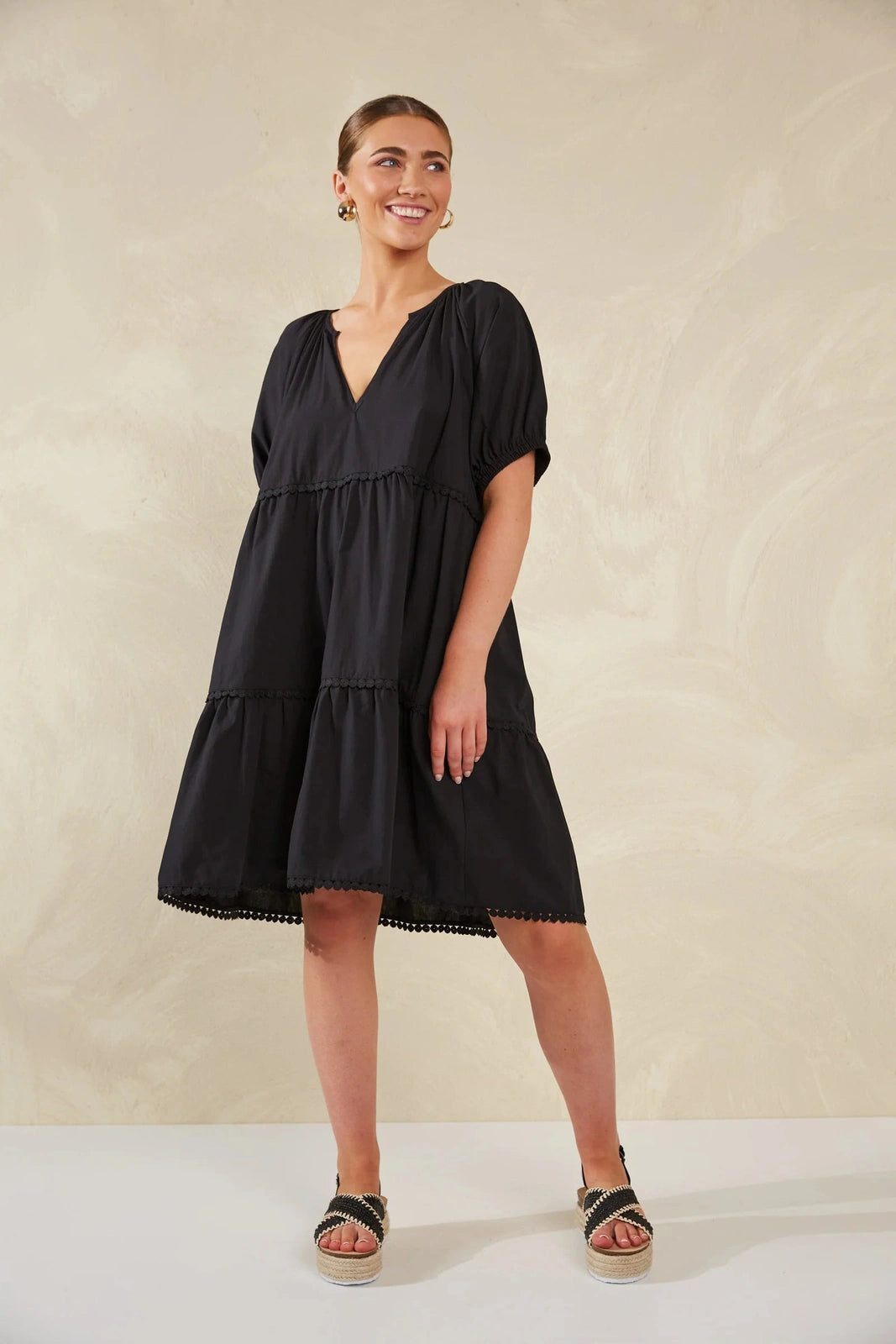 Haven Adelfia Dress Domino