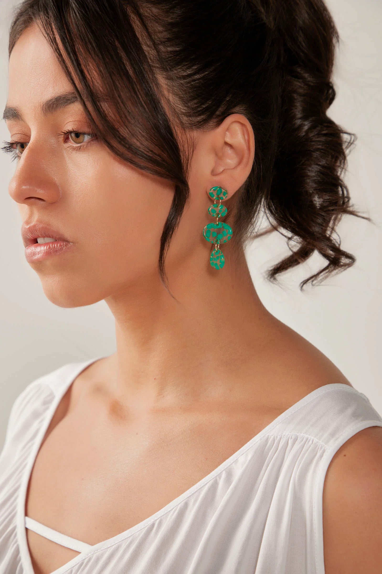 Haven Isola Earrings Verde