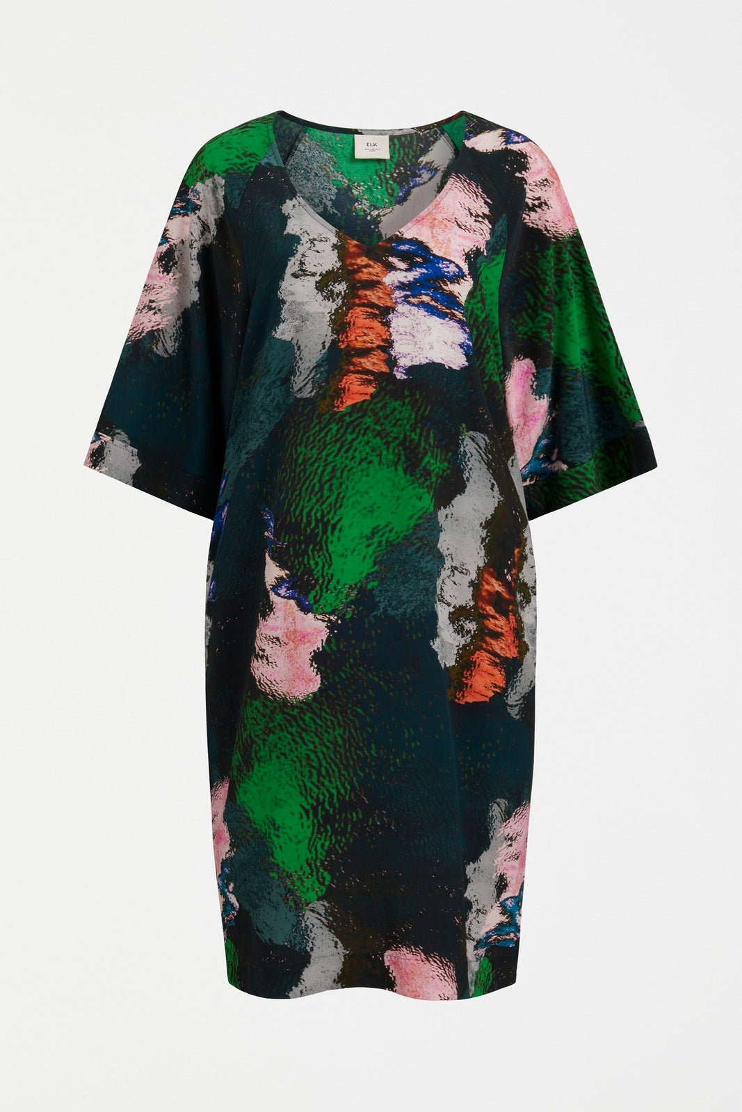 Elk Foljer Dress Reflections Print