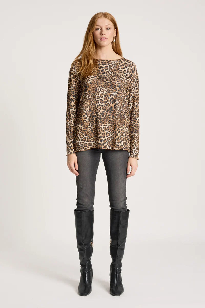 Eb & Ive Aria Long Sleeve Top Nomad