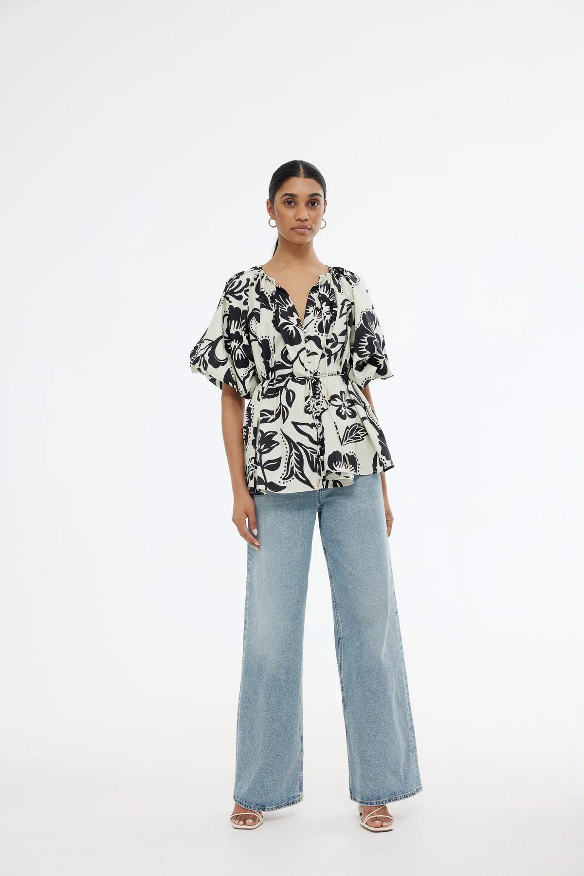 Kinney Miami Top Sea Floral