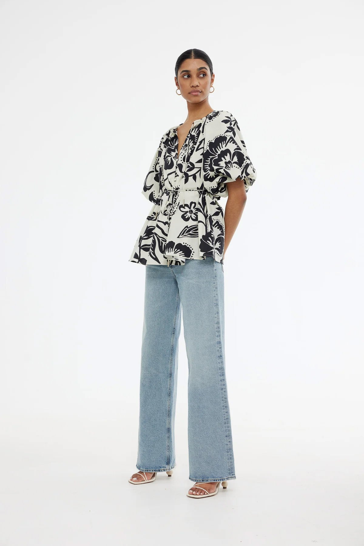 Kinney Miami Top Sea Floral