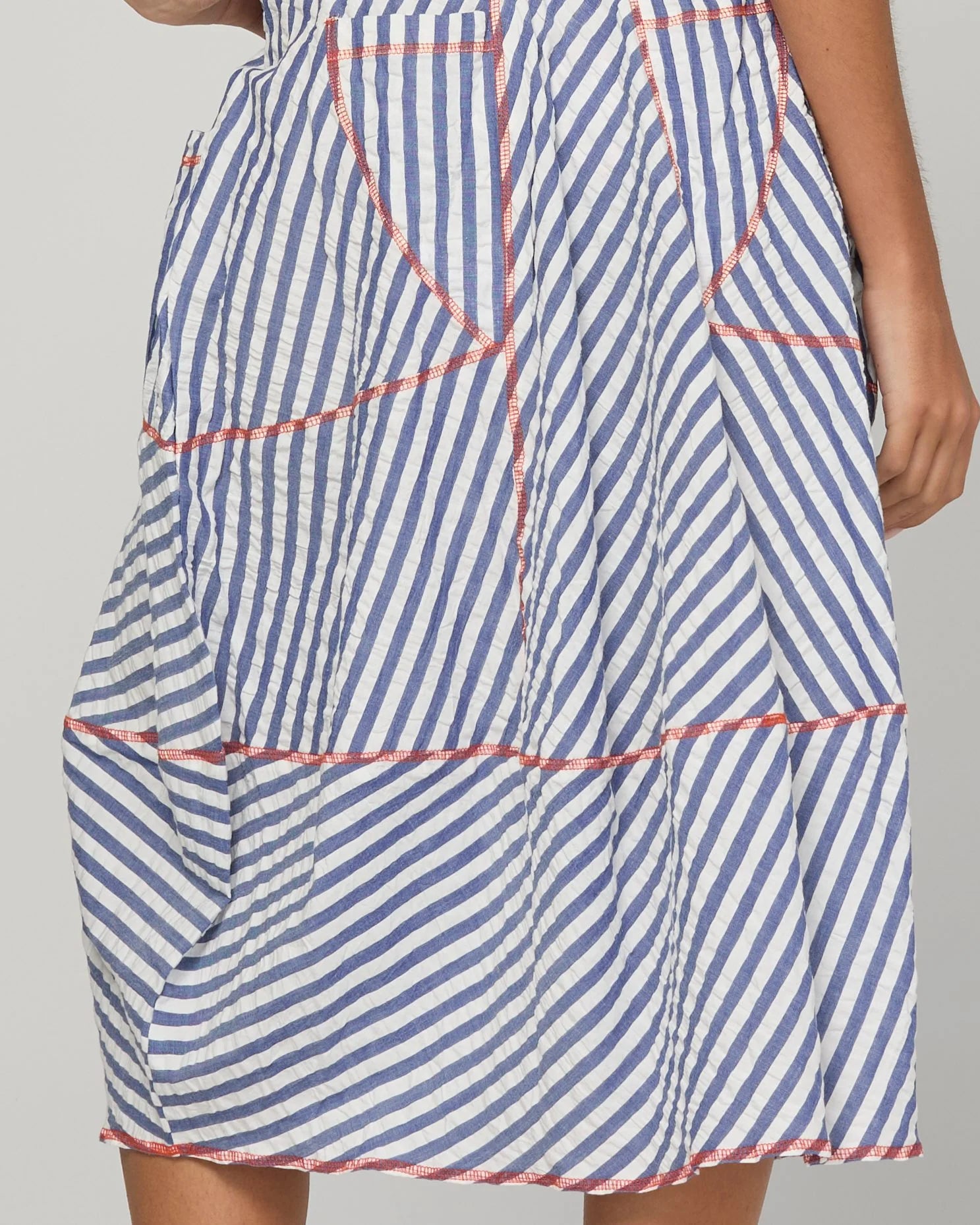 Boom Shankar Guru Skirt Ocean Stripe