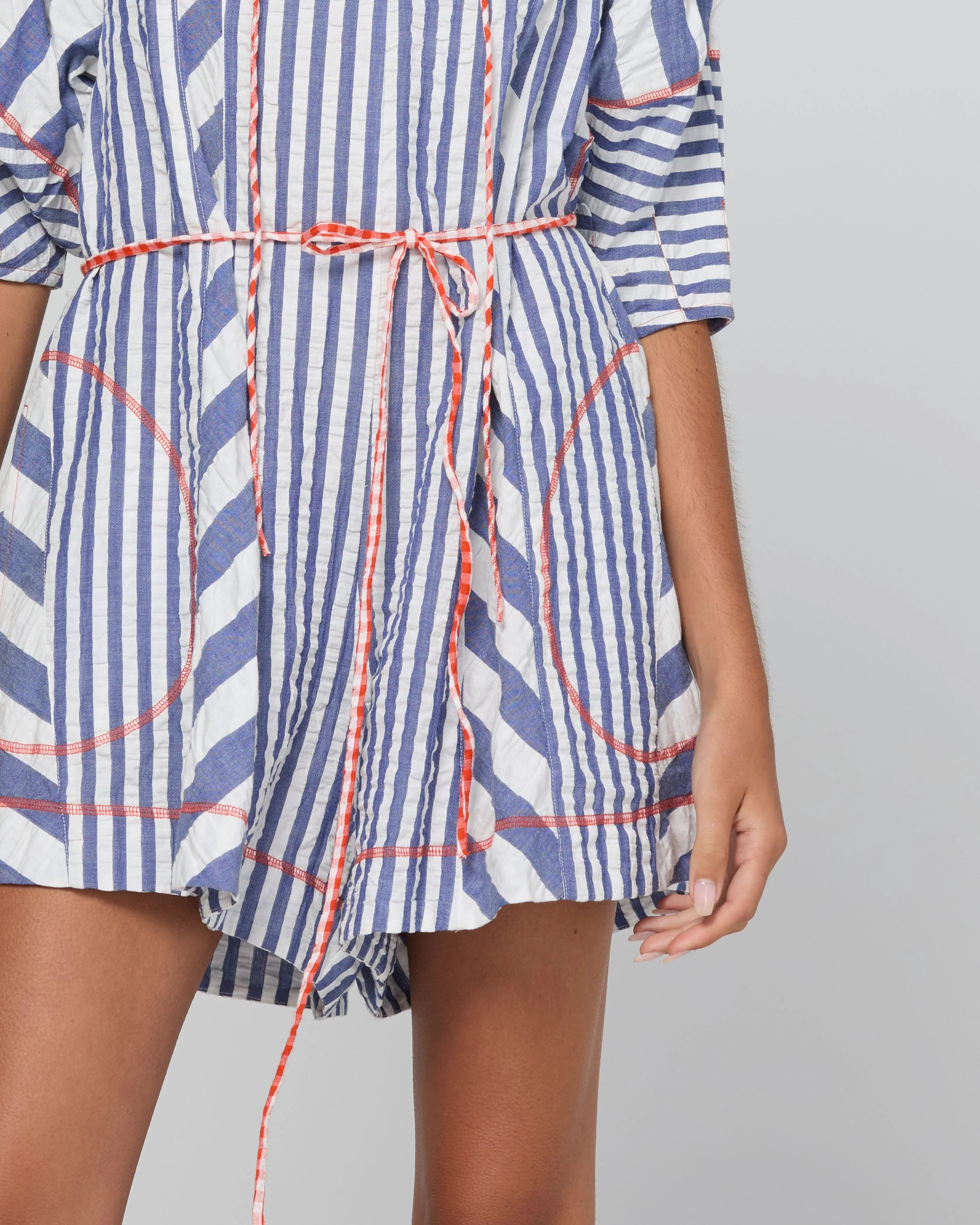 Boom Shankar Lucia Playsuit Ocean Stripe