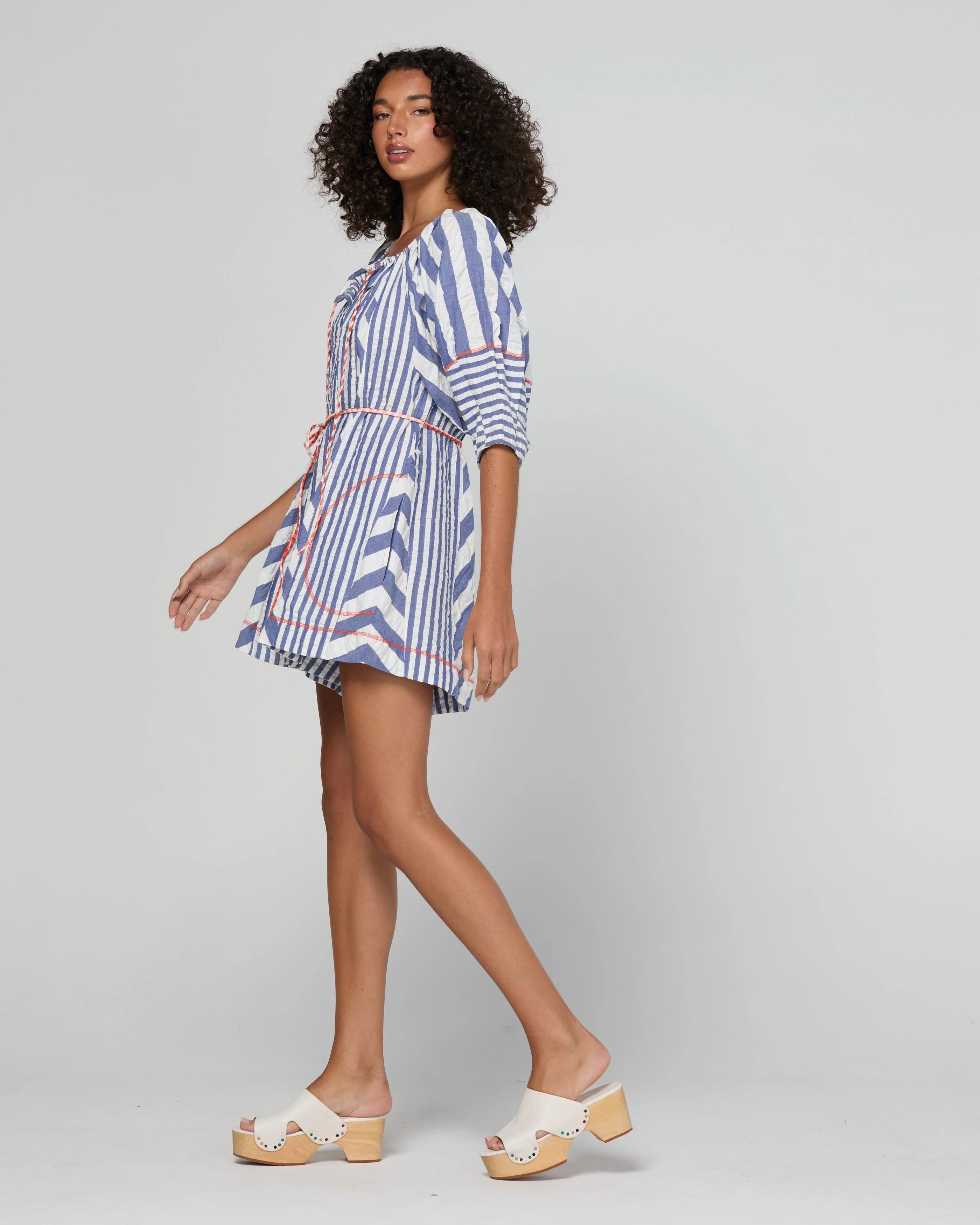 Boom Shankar Lucia Playsuit Ocean Stripe