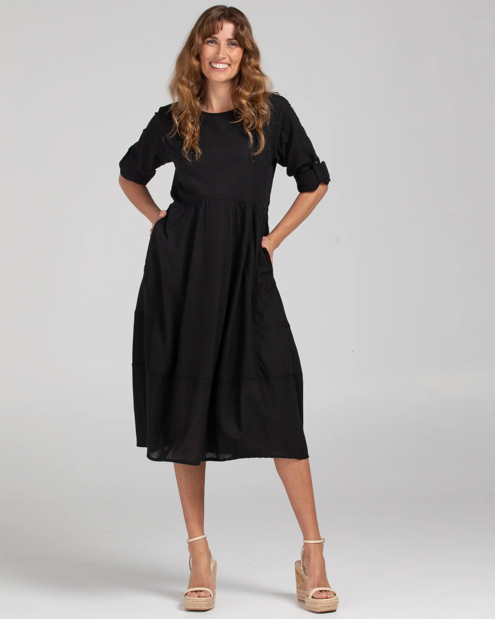 Boom Shankar Guru Dress Black