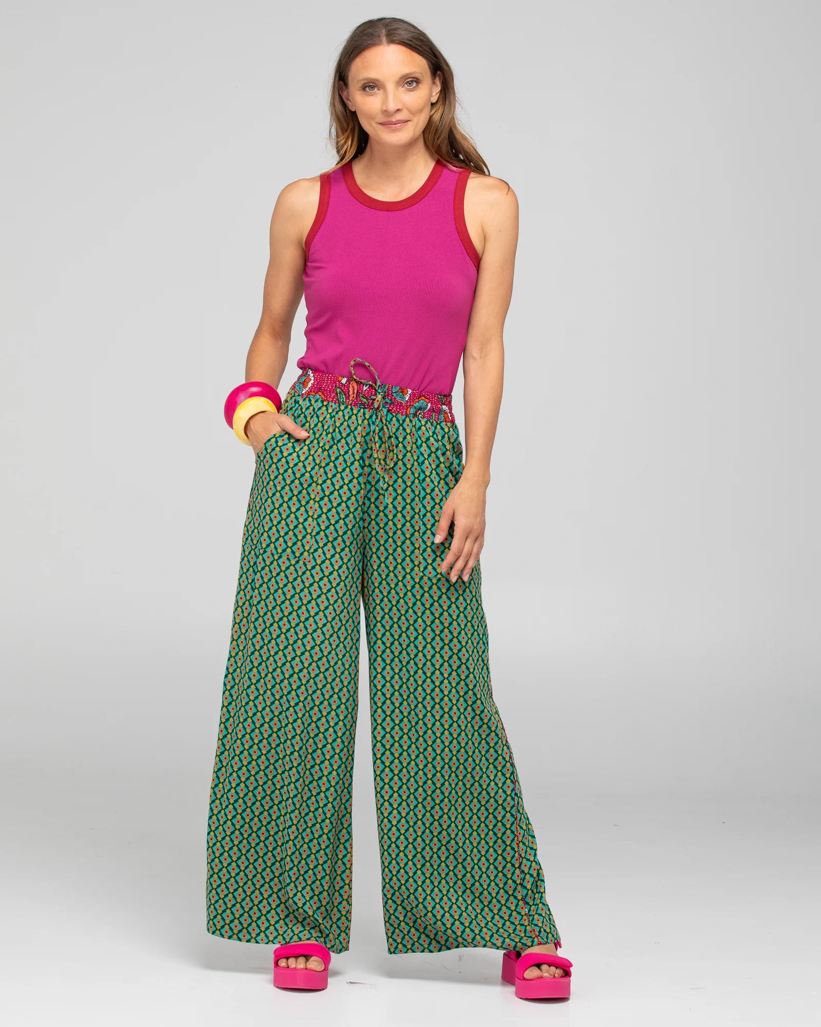 Boom Shankar Bellissimo Tank Top Berry
