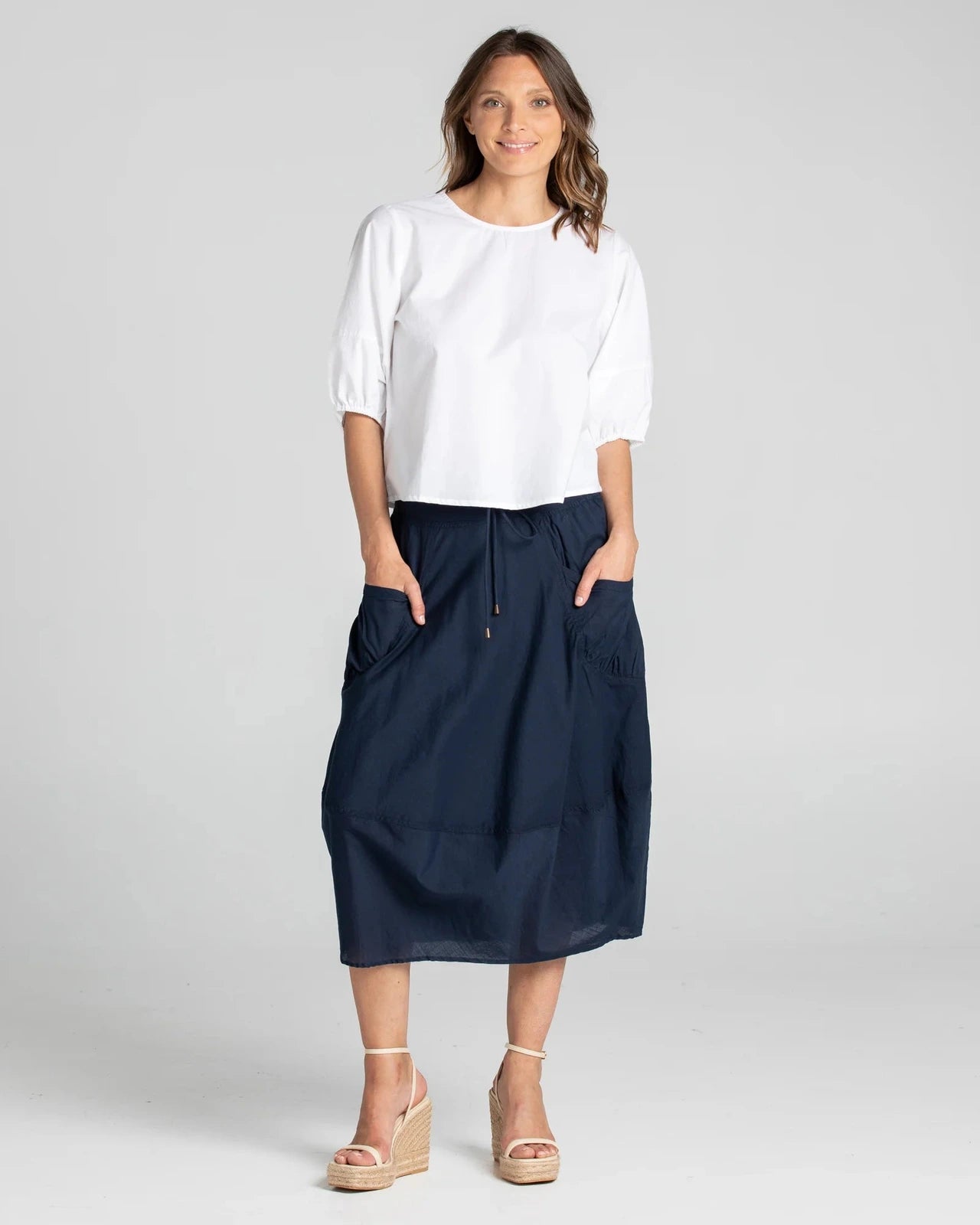 Boom Shankar Guru Skirt Navy