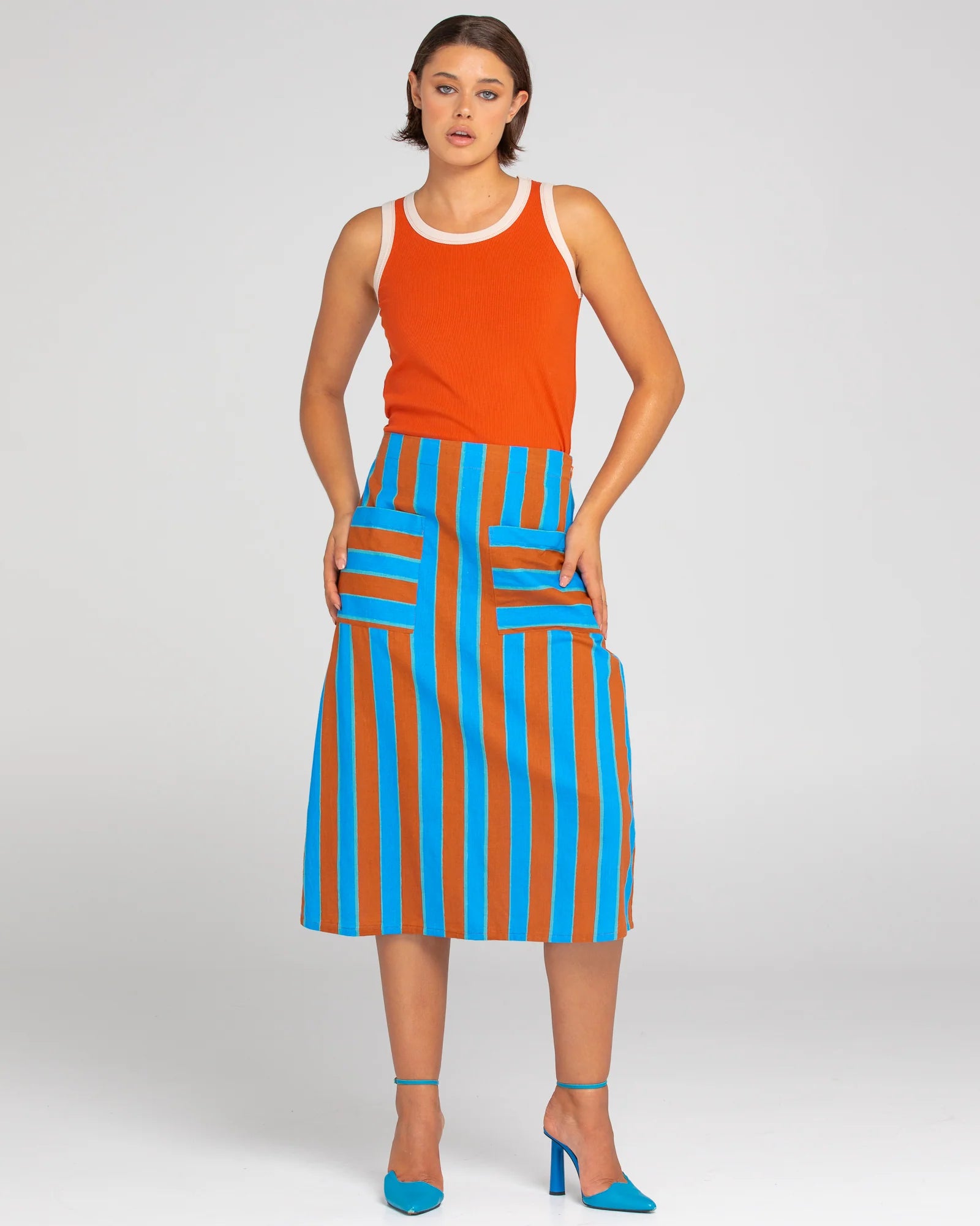 Boom Shankar Fay Skirt Cabana Stripe