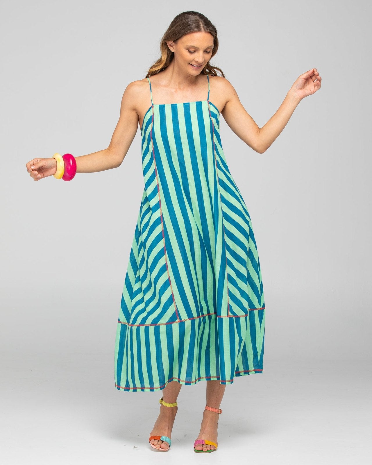 Boom Shankar Sami Dress Capri Blue