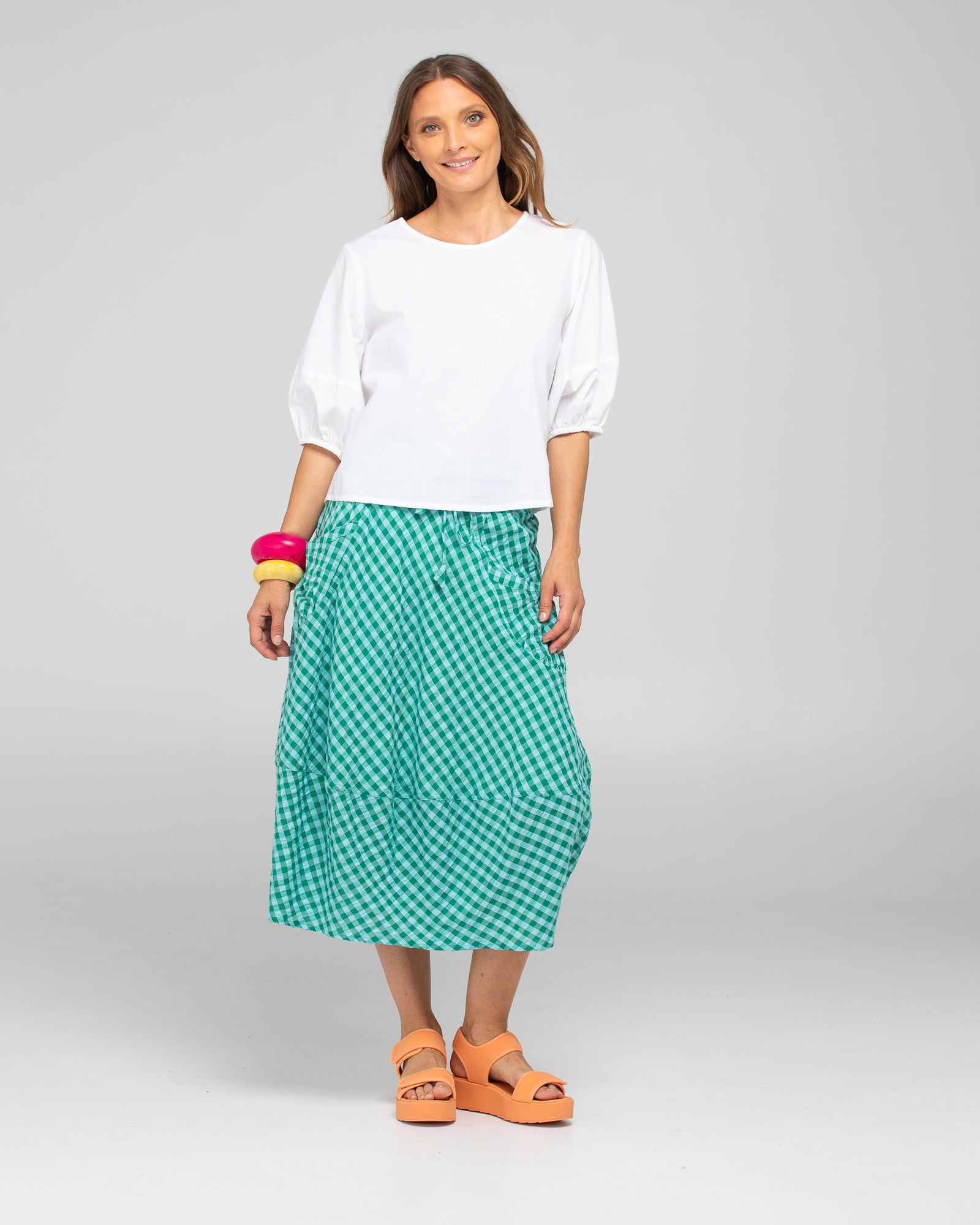Boom Shankar Guru Skirt Green