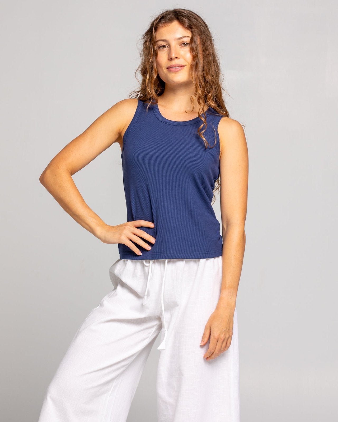 Boom Shankar Bellissimo Tank Top Navy/Navy