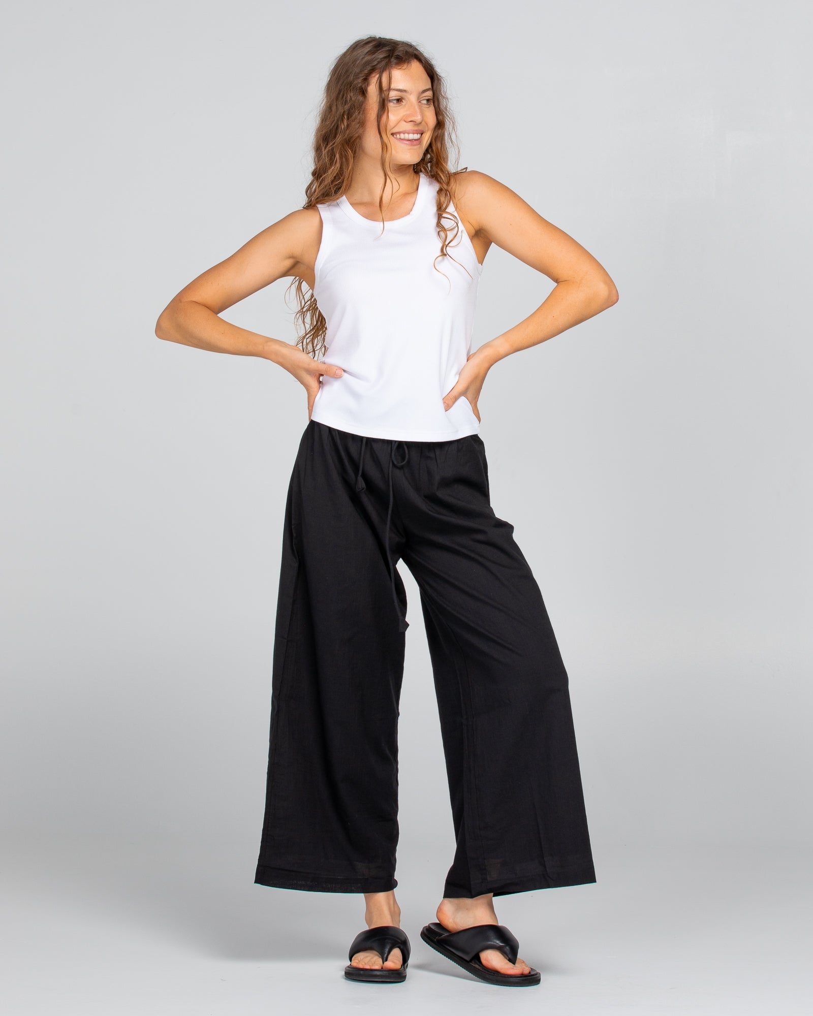 Boom Shankar Bellissimo Tank Top White/White