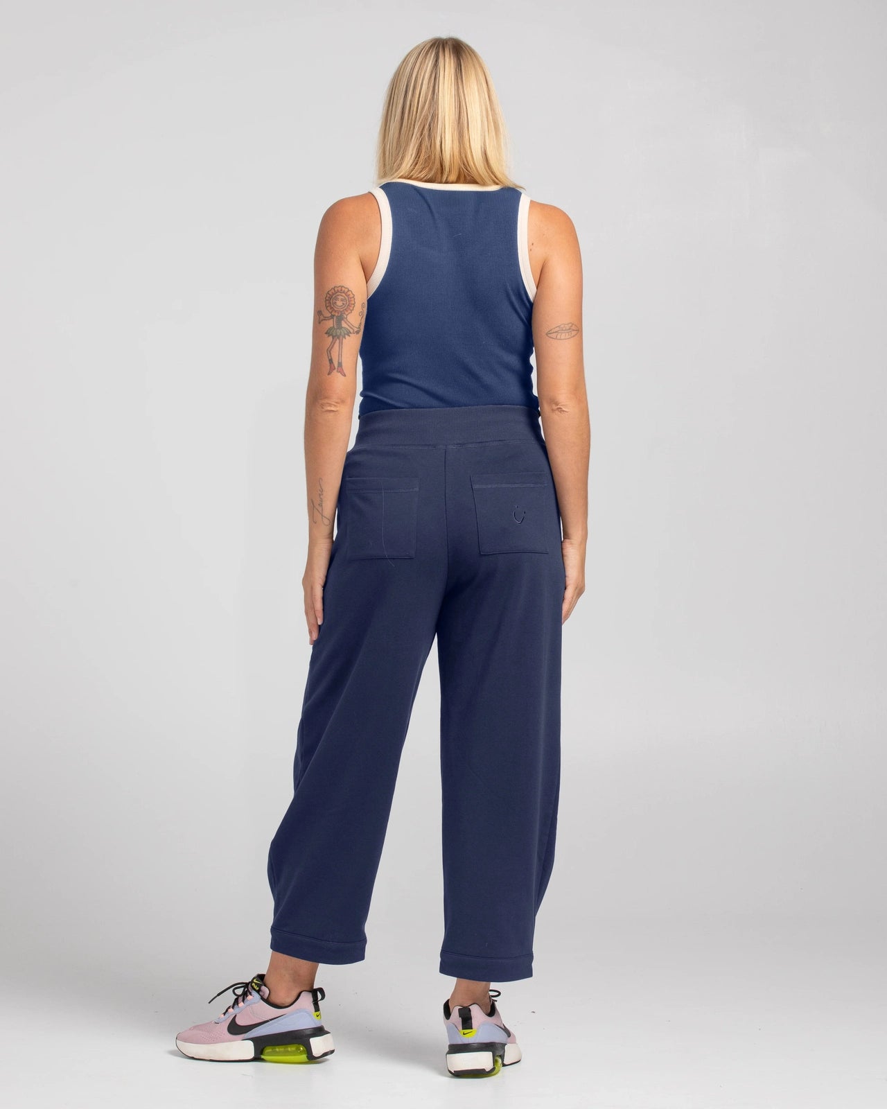 Boom Shankar Bellissimo Tank Top Navy/Ecru