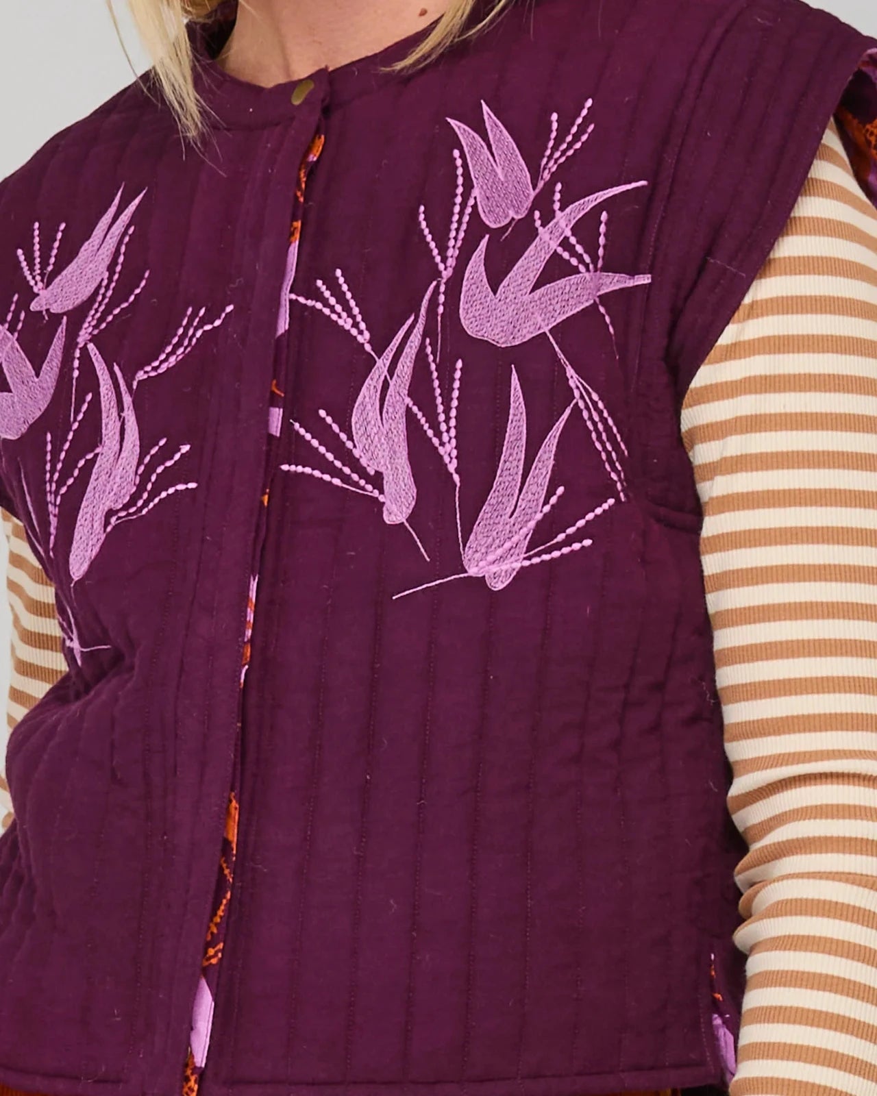 Boom Shankar Choko Reversible Vest Kazu
