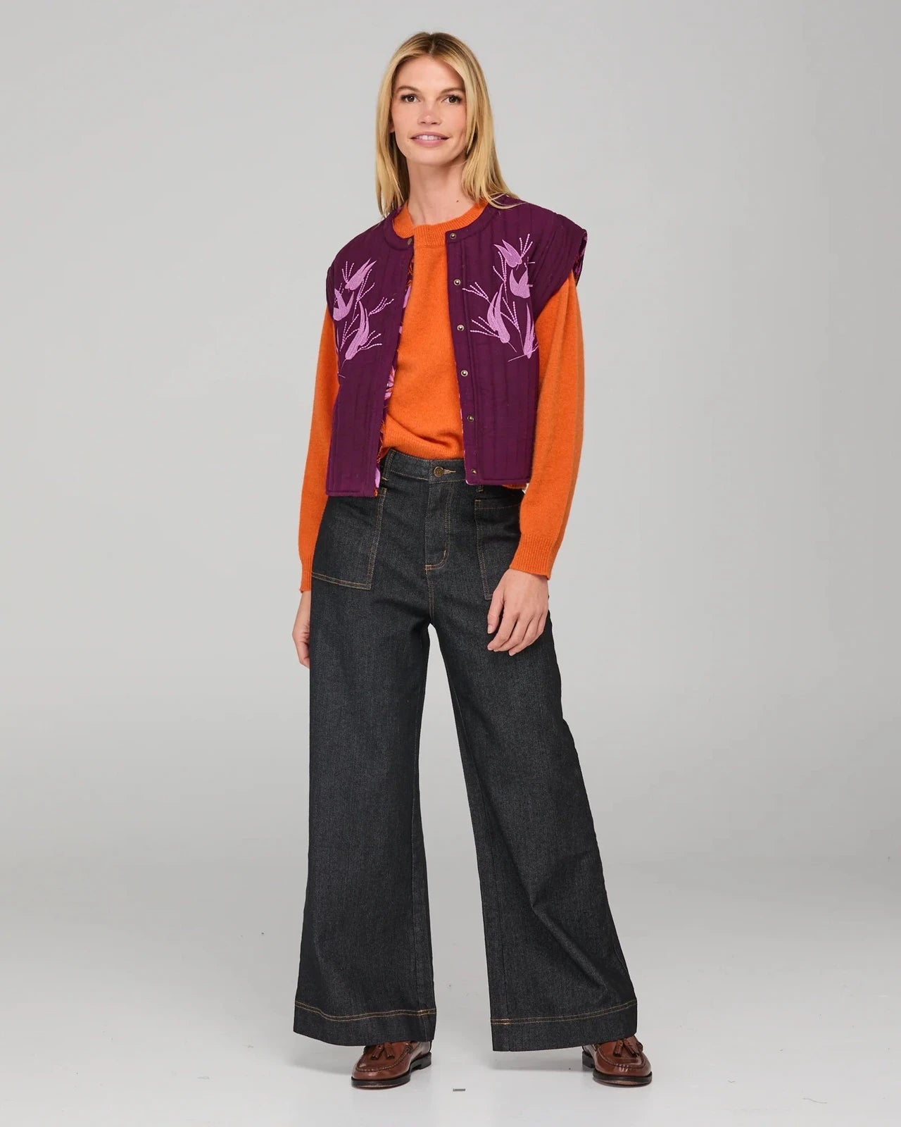Boom Shankar Choko Reversible Vest Kazu