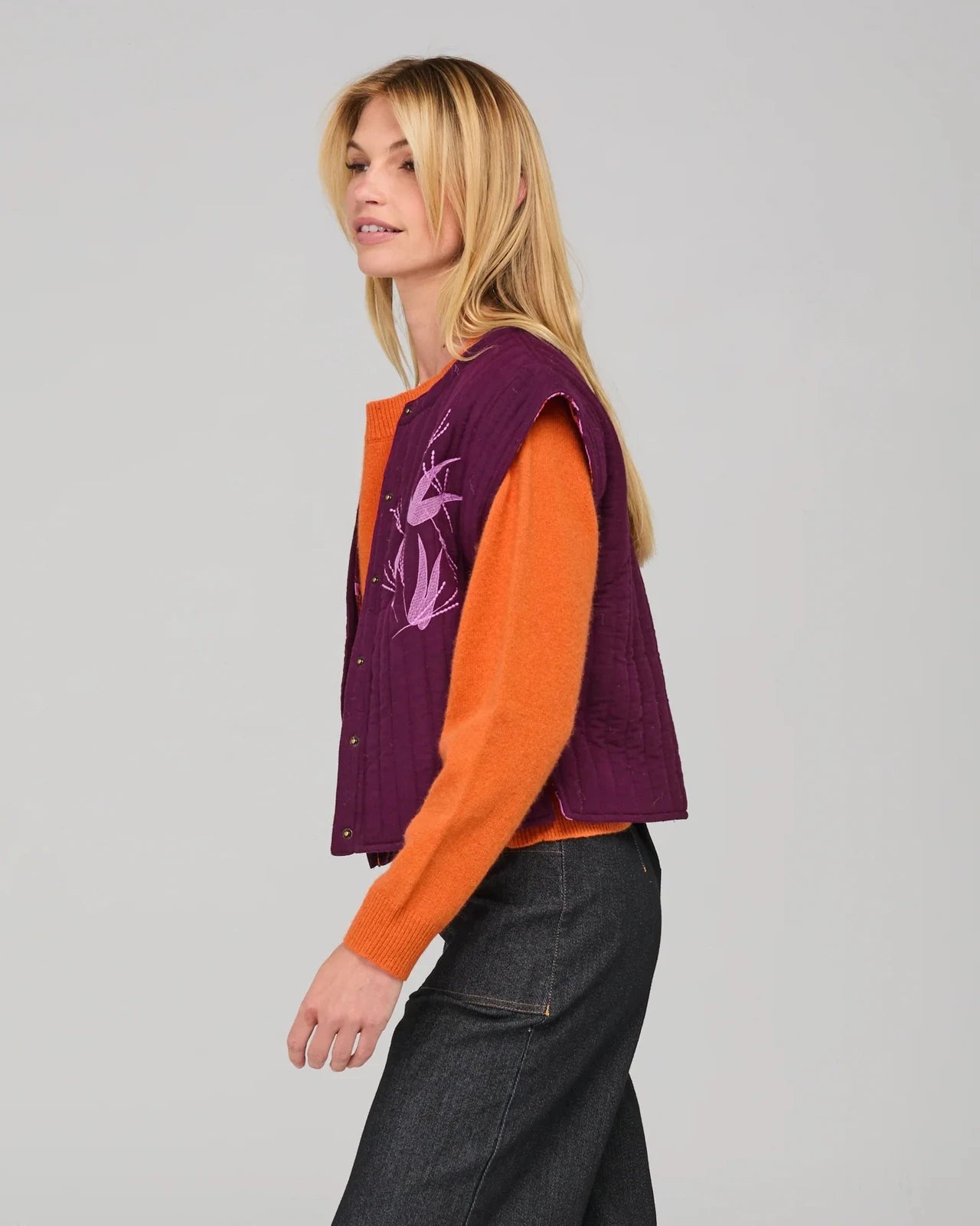 Boom Shankar Choko Reversible Vest Kazu