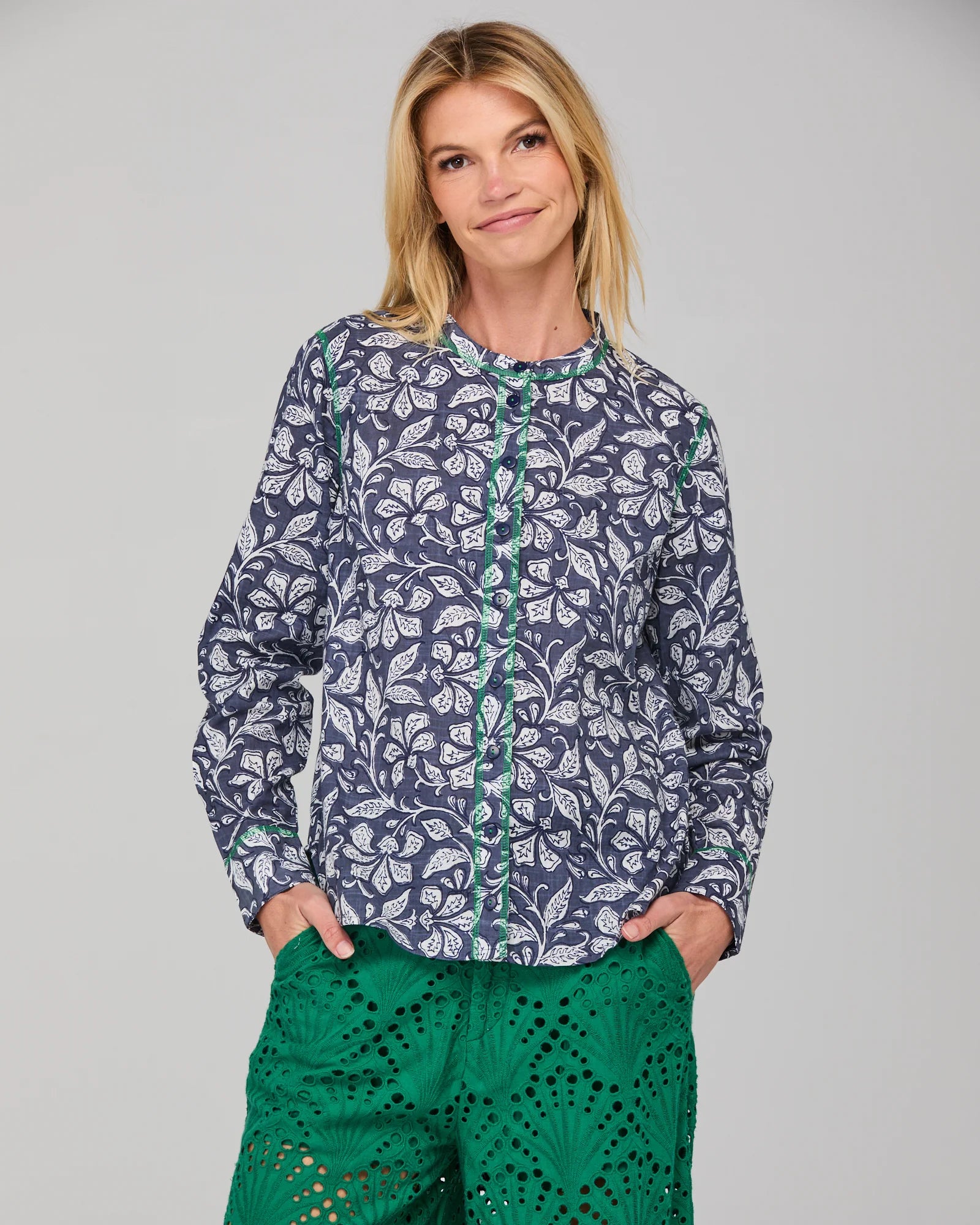 Boom Shankar Cove Shirt Izumi Navy