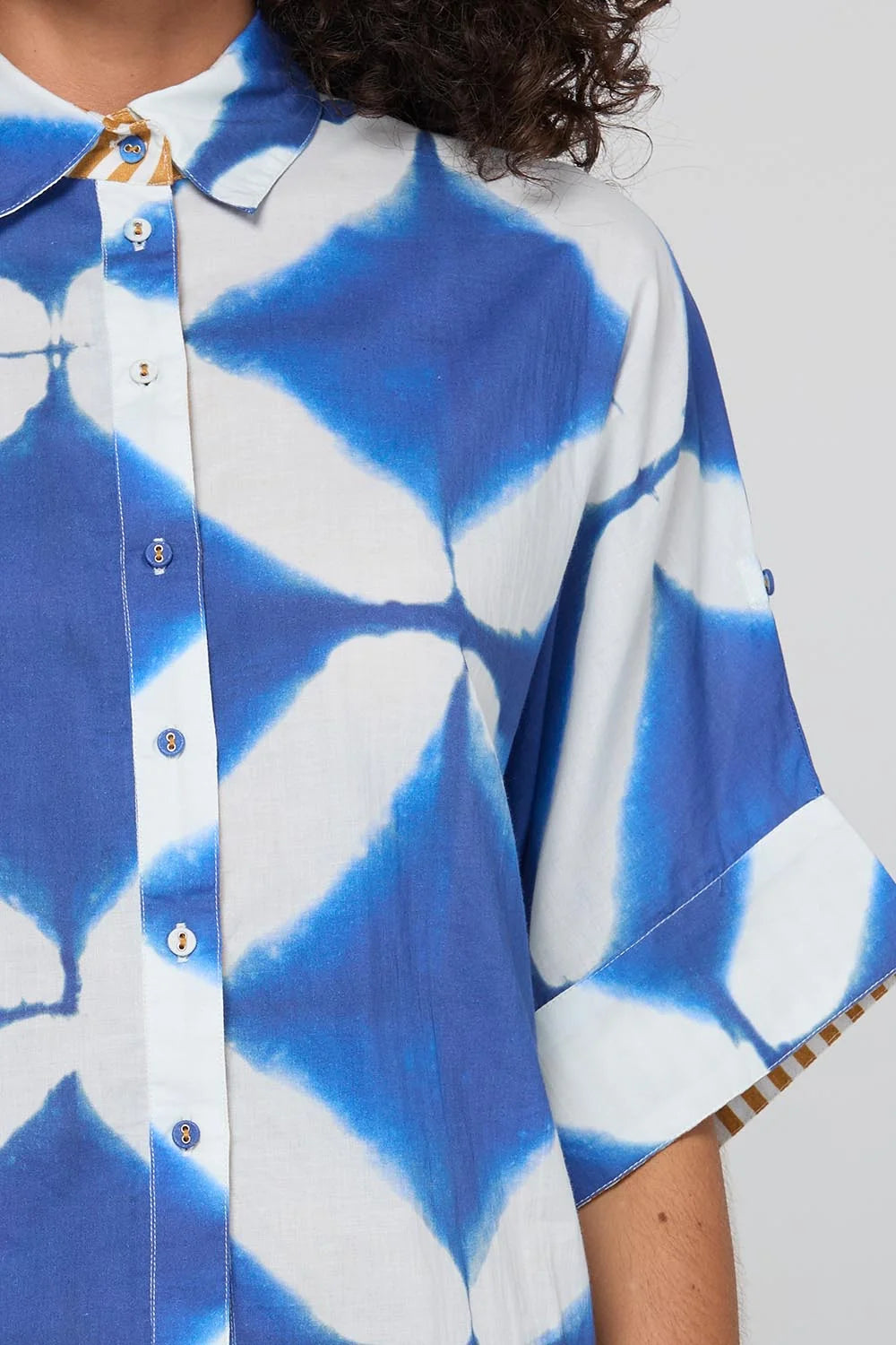 Boom Shankar Maui Shirt Block Print