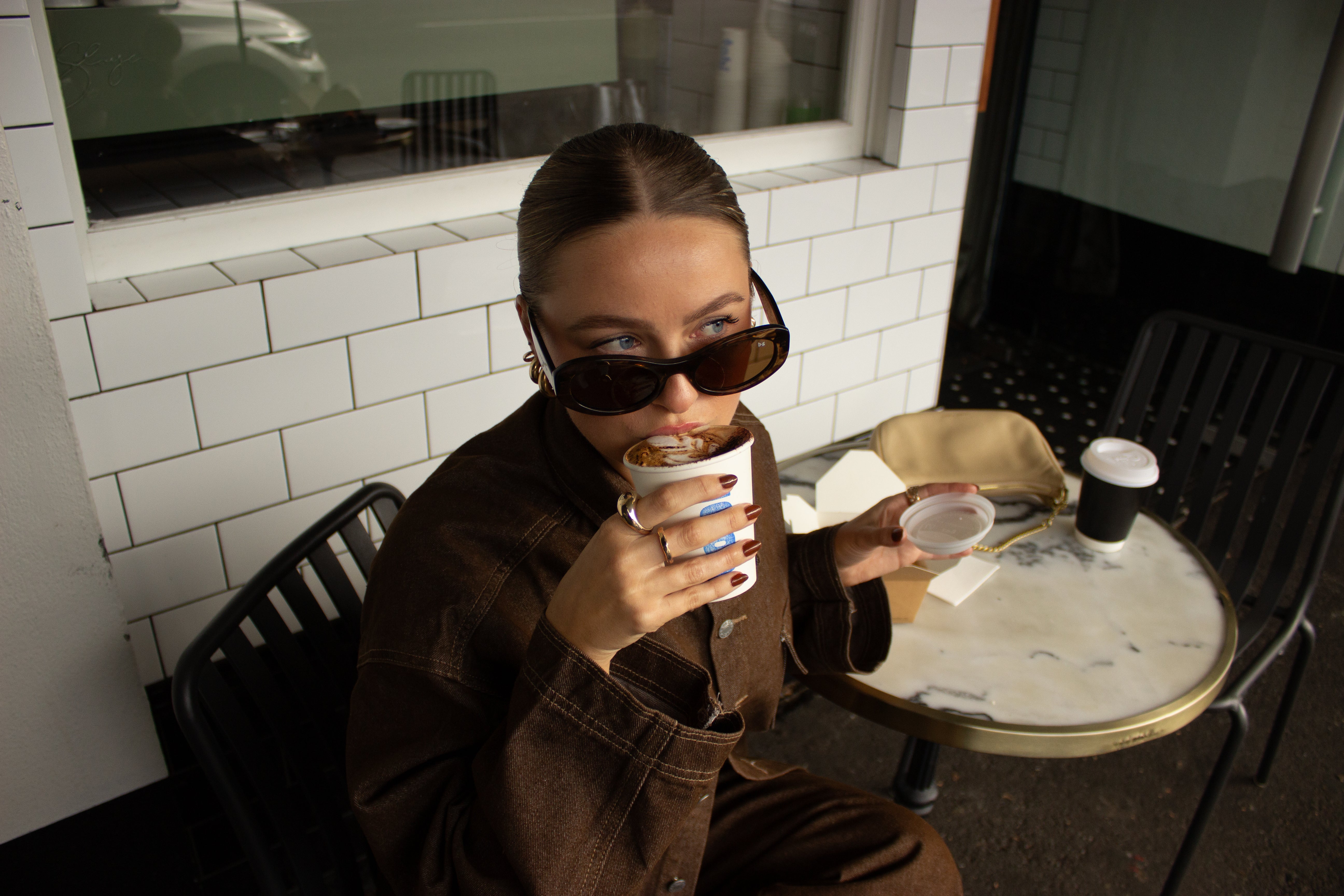 Bored George Sunglasses Kylie Espresso