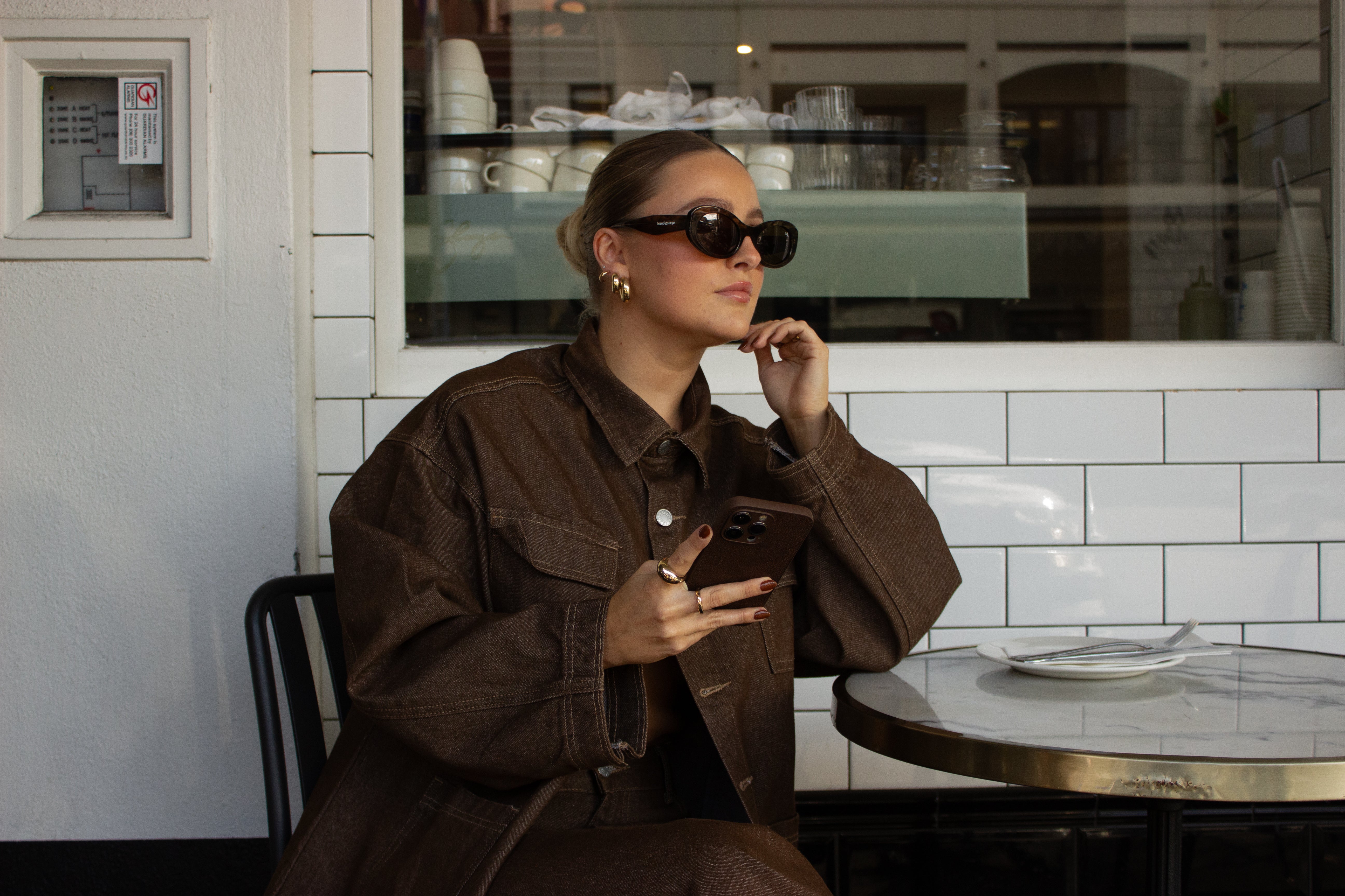 Bored George Sunglasses Kylie Espresso