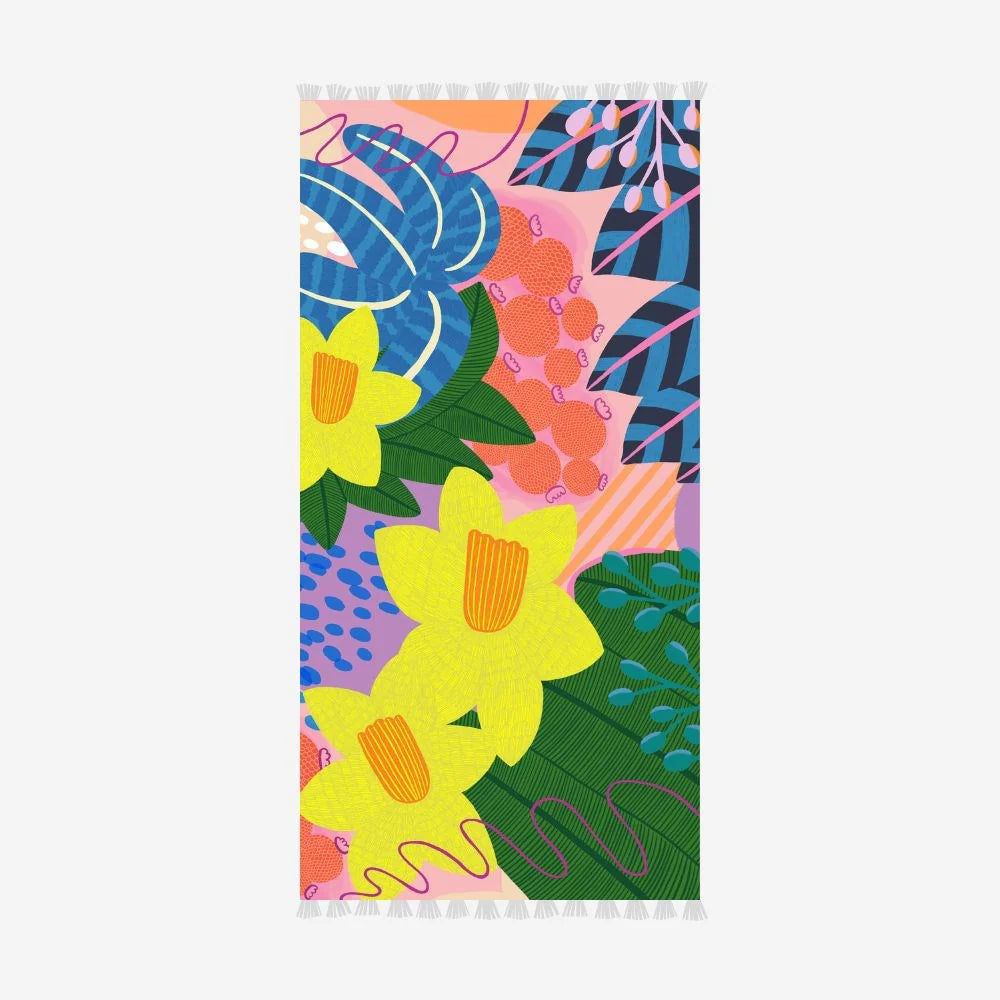 Crissie Rodda Cotton Beach Towel Lushly