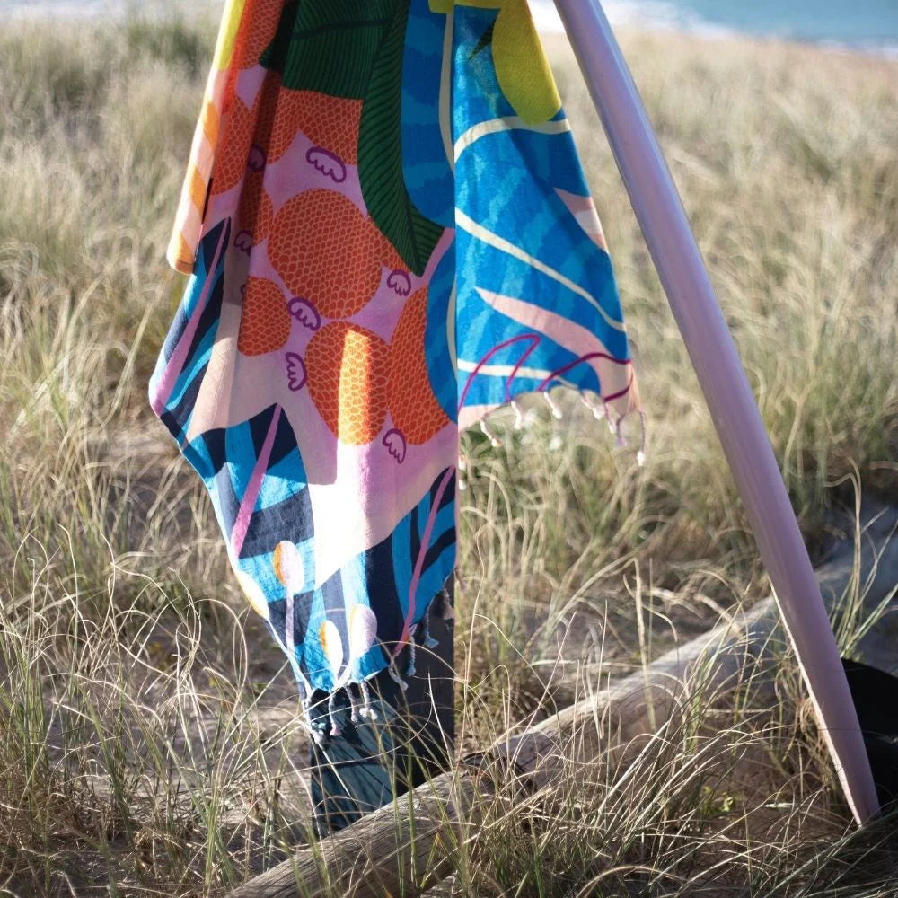 Crissie Rodda Cotton Beach Towel Lushly
