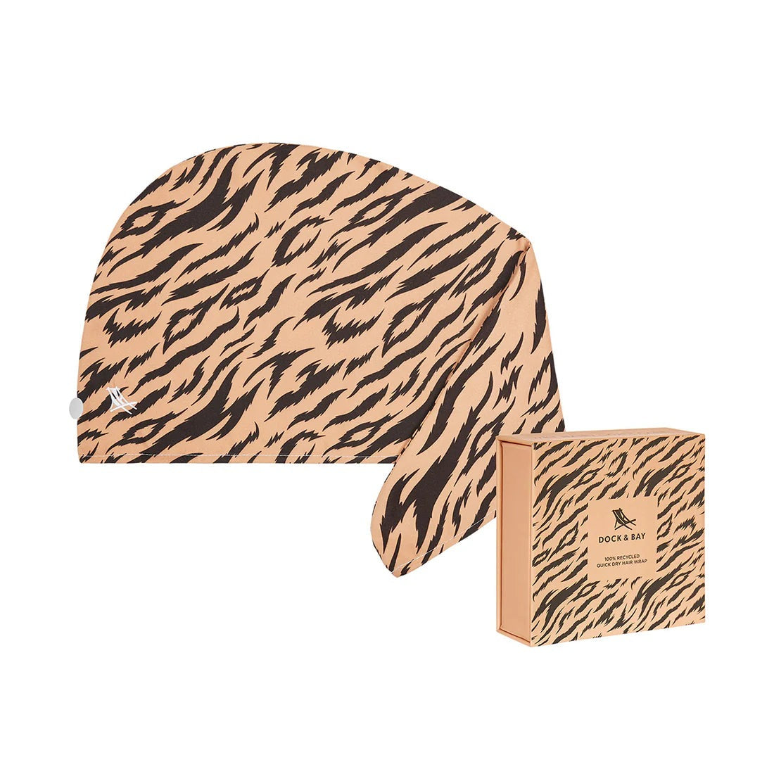 Dock & Bay Hair Wrap Animal Kingdom Collection Fierce Tiger