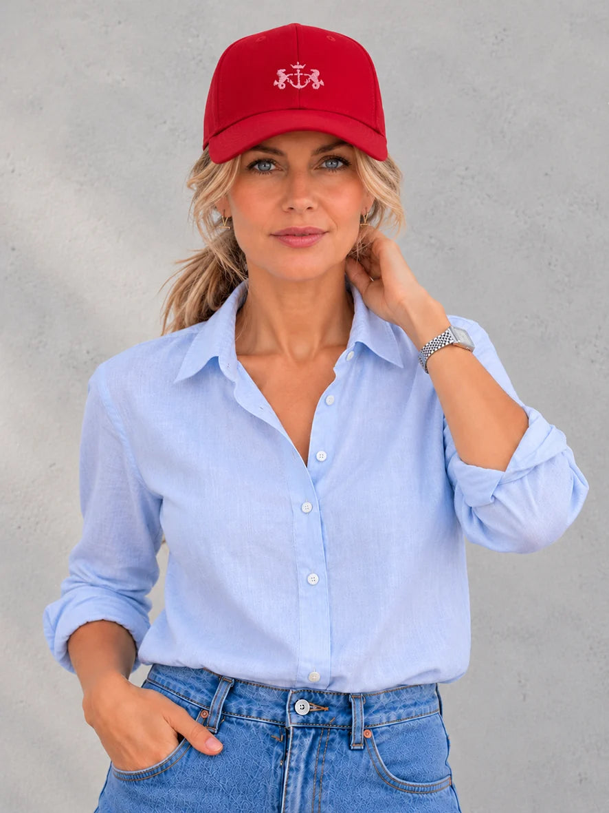 Dark Hampton Cotton Cap Cherry Bomb