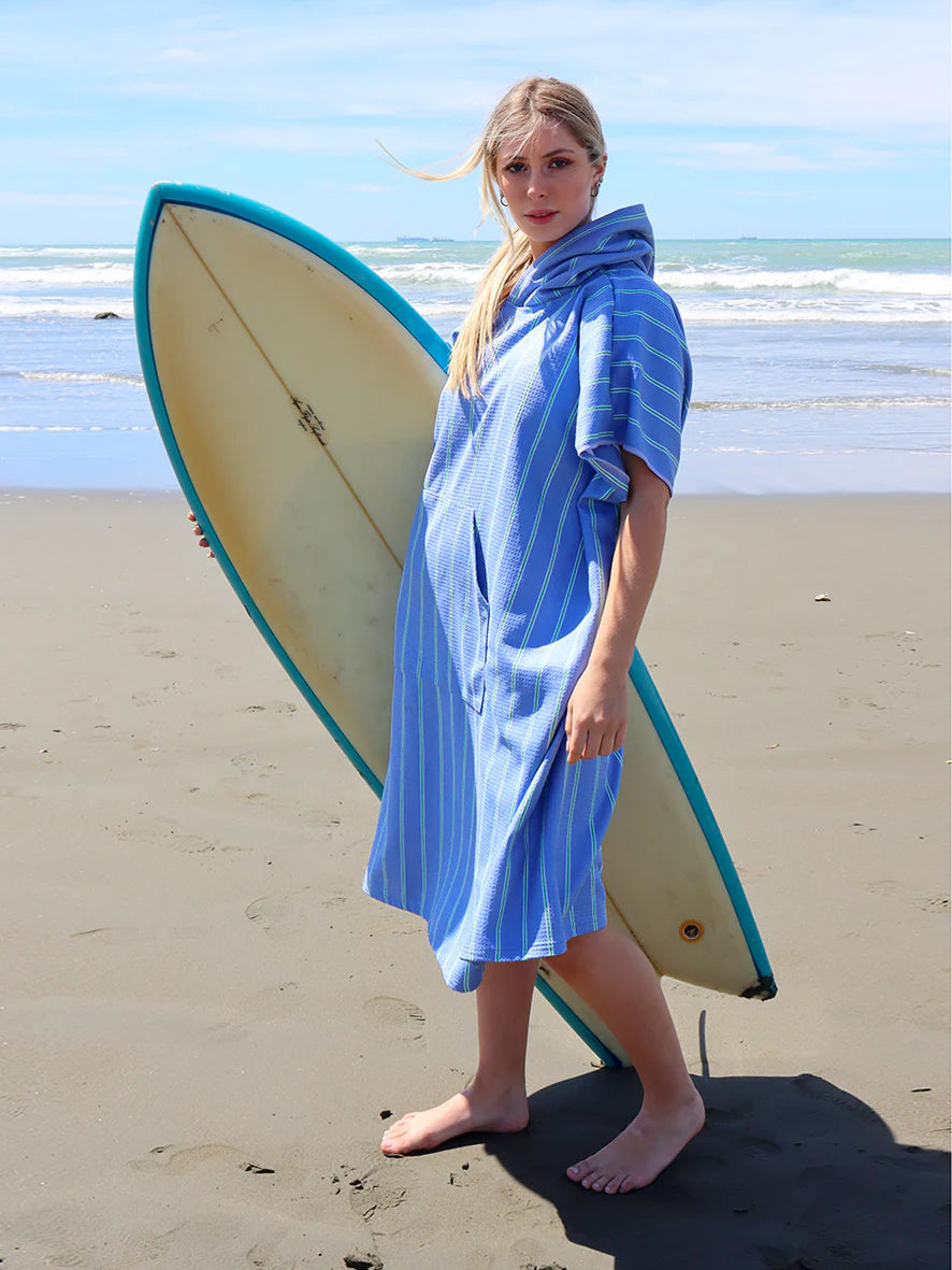 Dark Hampton Hooded Towel The East Hampton Blue