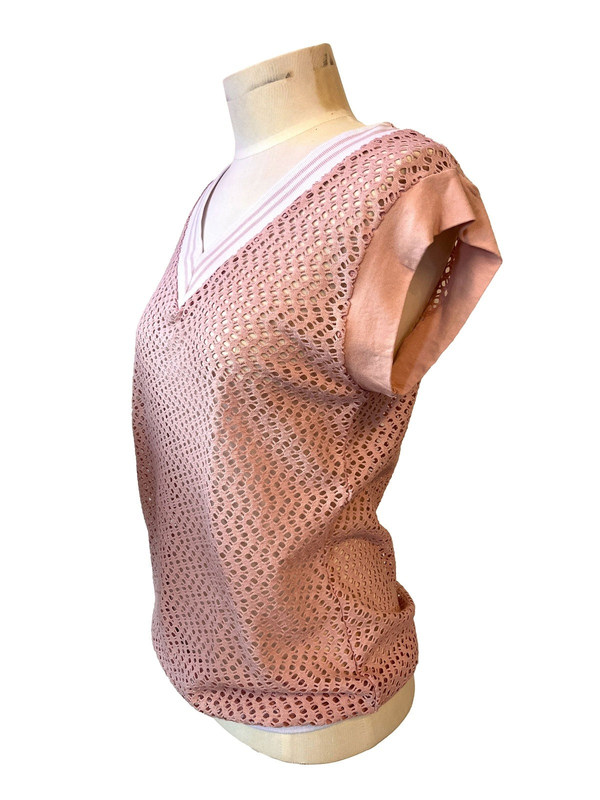 EGi 5005 Cut Out Cotton Tee Rose