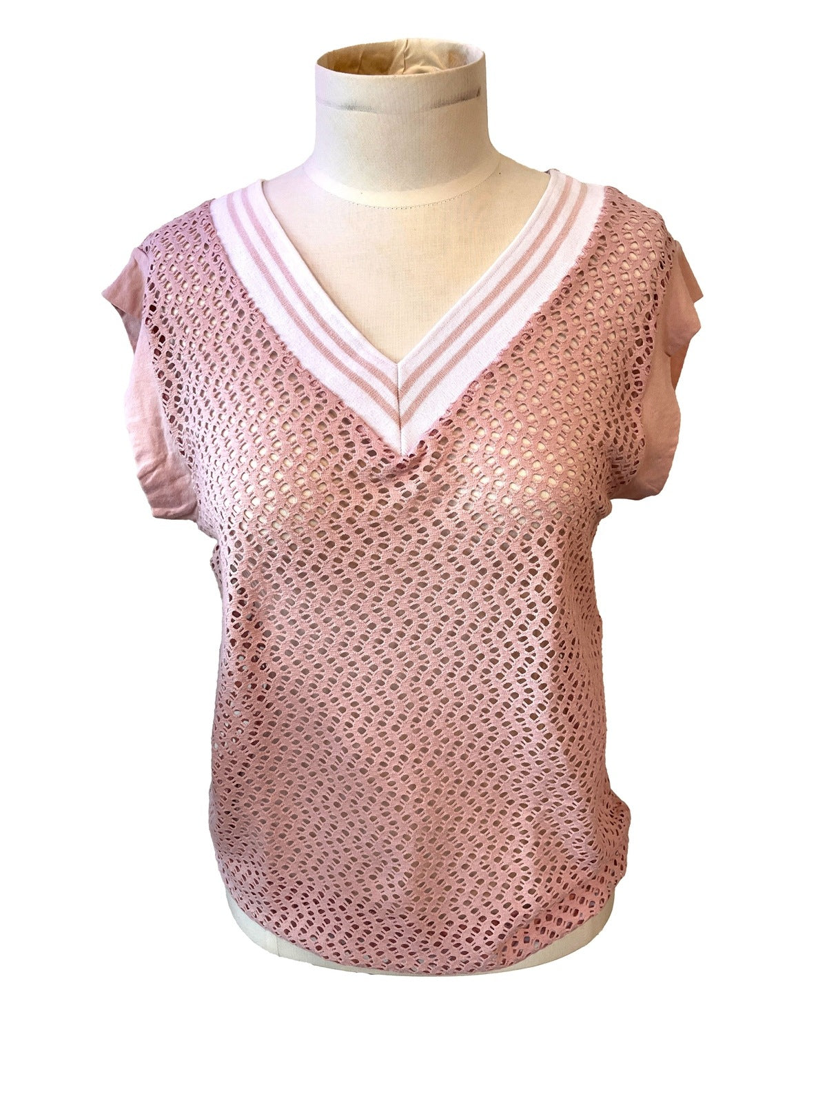 EGi 5005 Cut Out Cotton Tee Rose