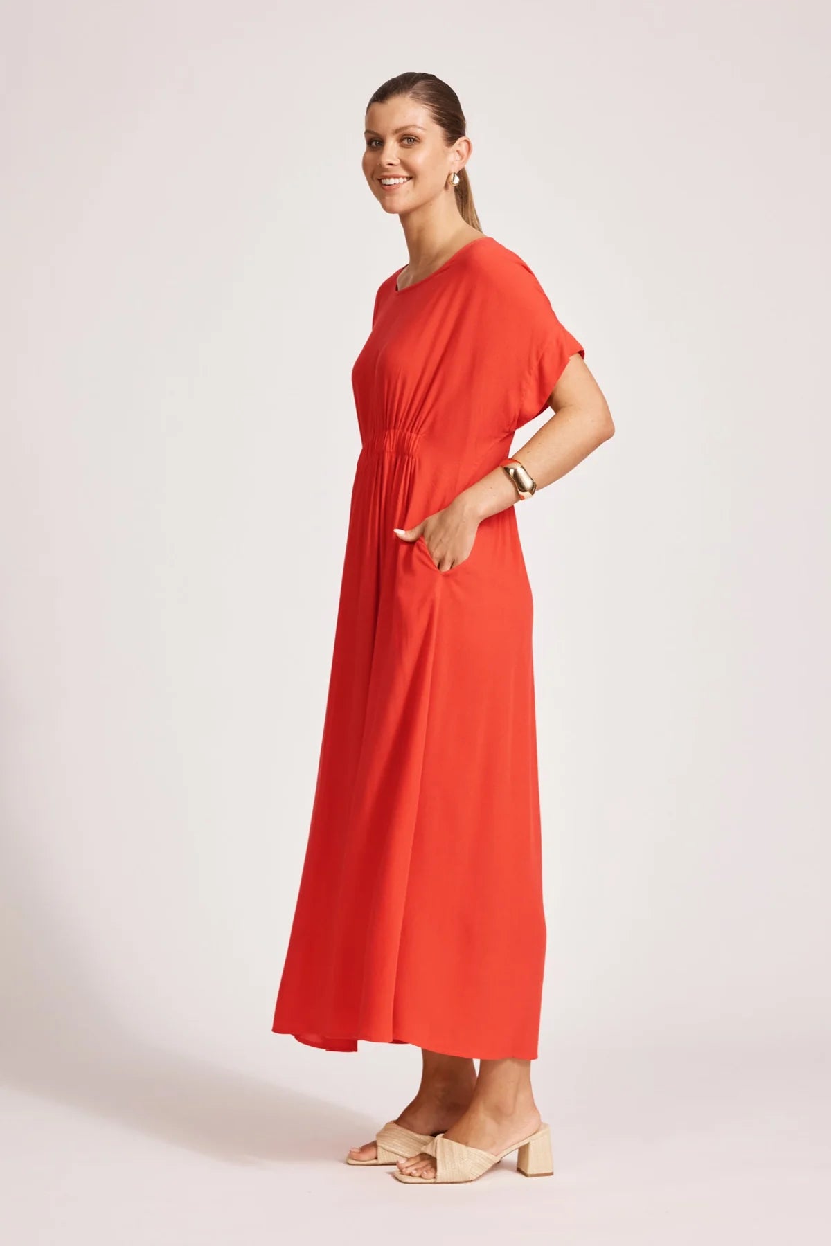 Eb & Ive Alegria Dress - Coral