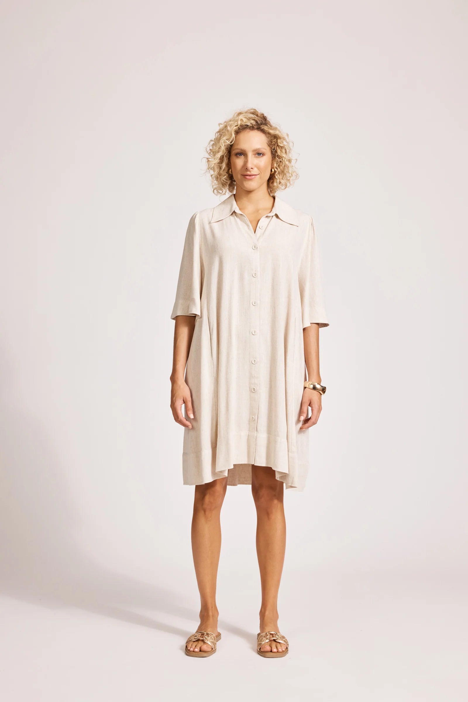 Eb & Ive Alesia Shirt Dress Tusk