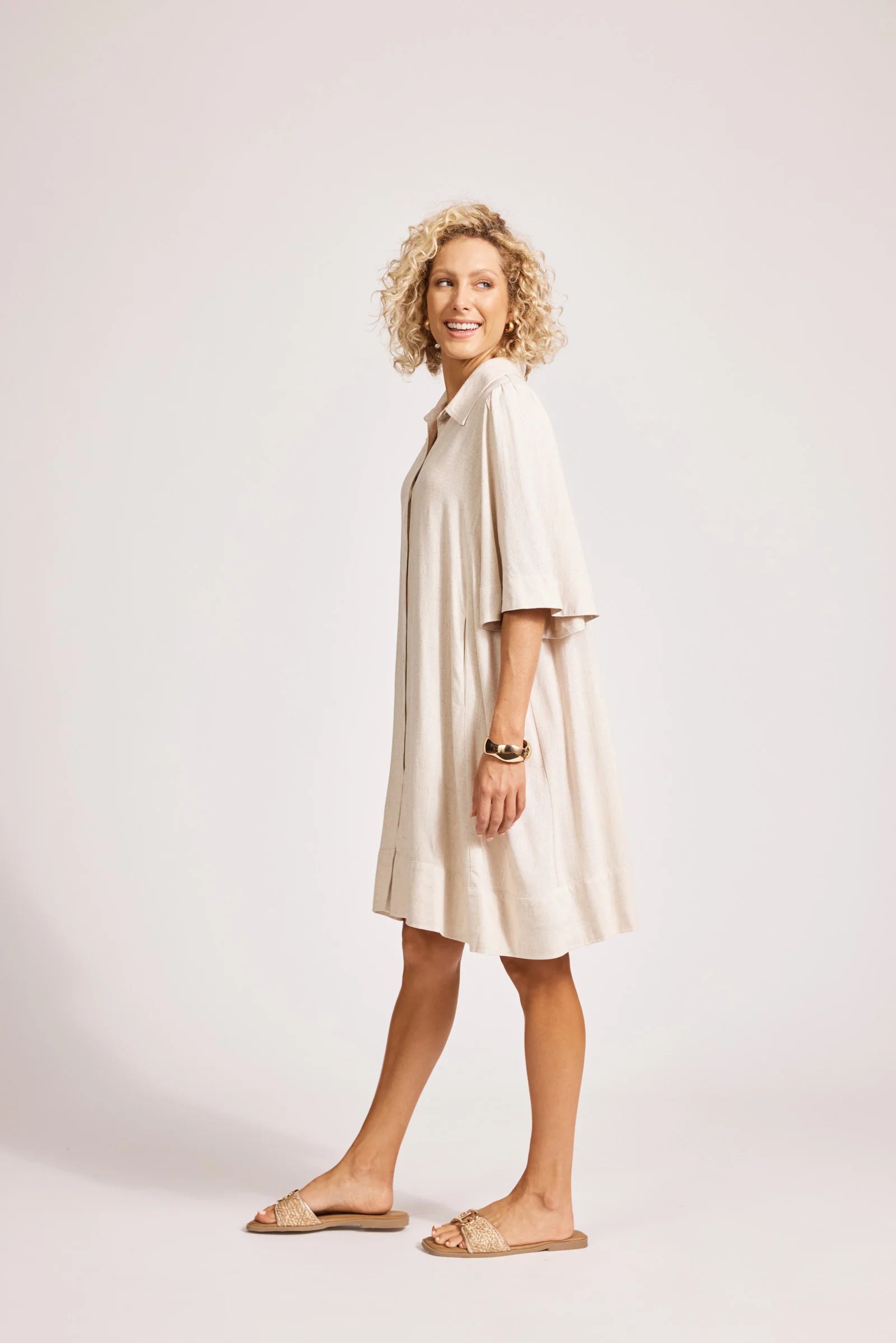 Eb & Ive Alesia Shirt Dress Tusk
