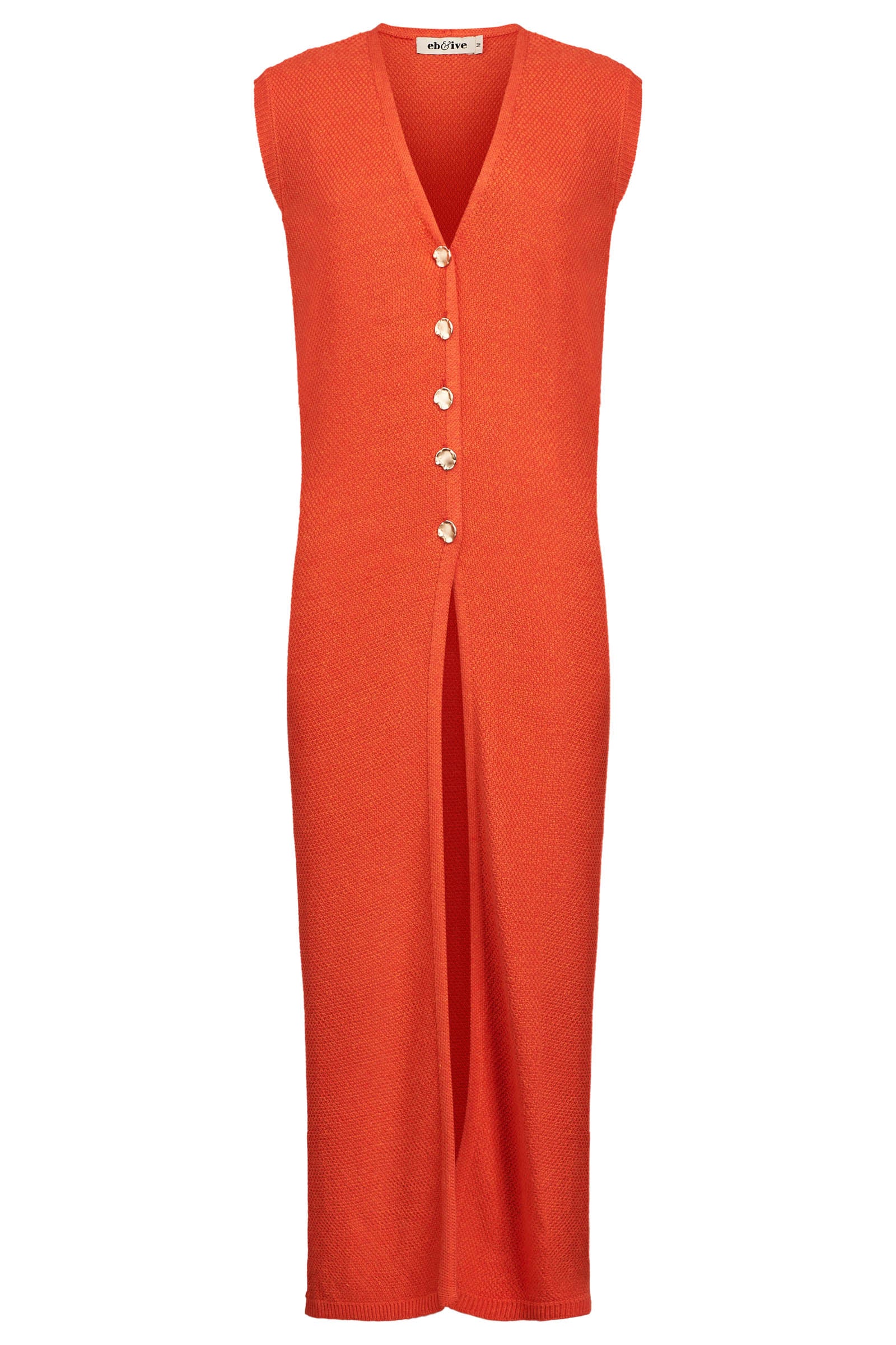 Eb & Ive Artemis Knit Vest Coral