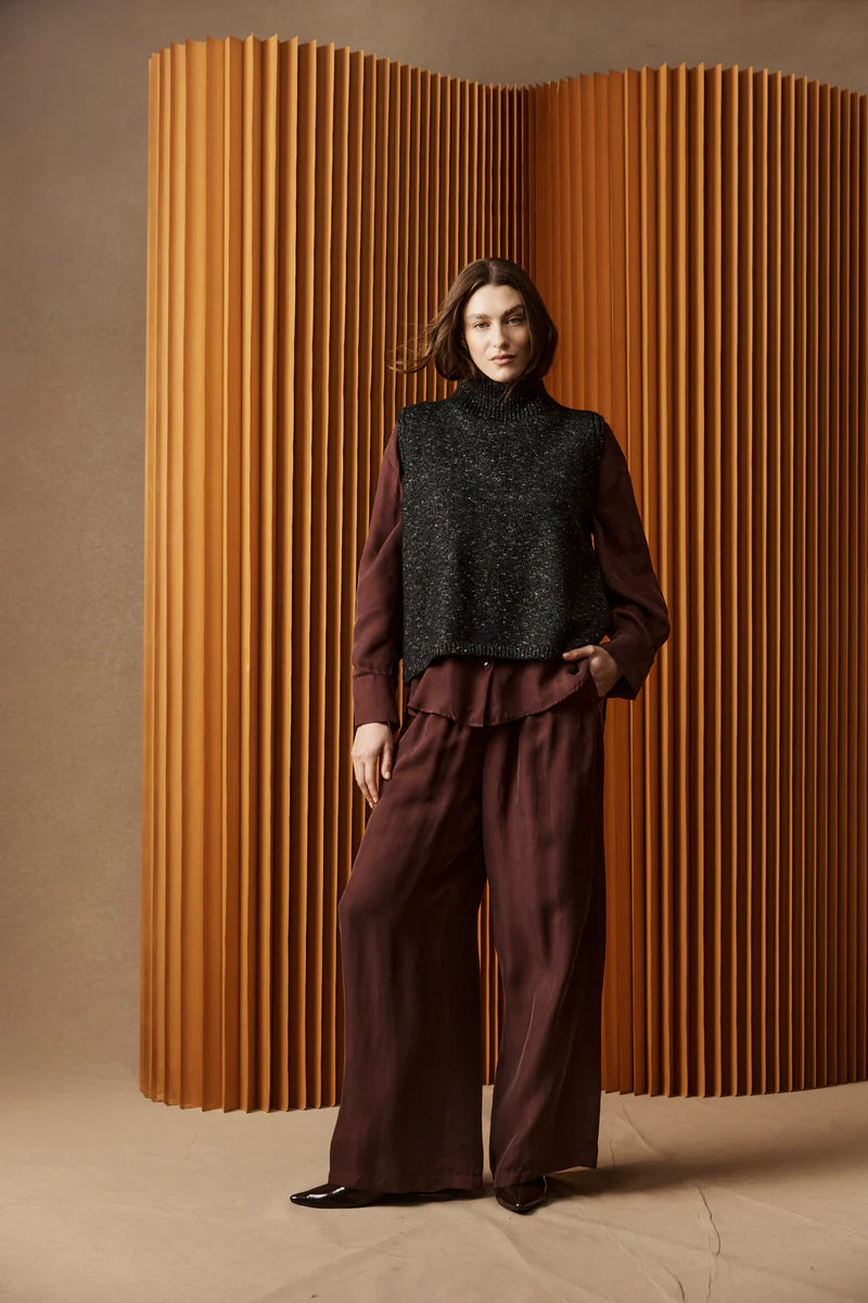 Eb & Ive Callista Pant Mahogany