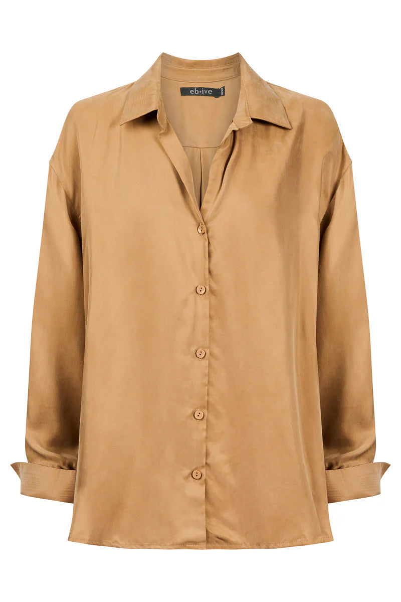 Eb & Ive Callista Shirt Mocha