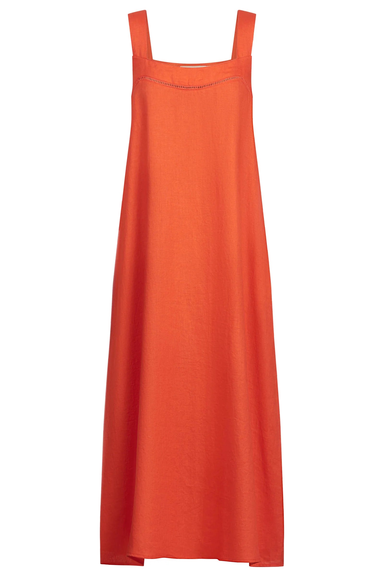 Eb & Ive Miramar Tank Maxi Dress Coral