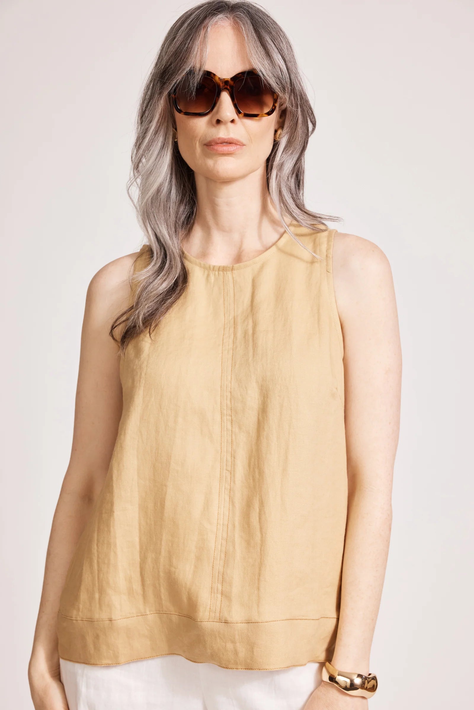Eb & Ive Miramar Tank Top - Caramel
