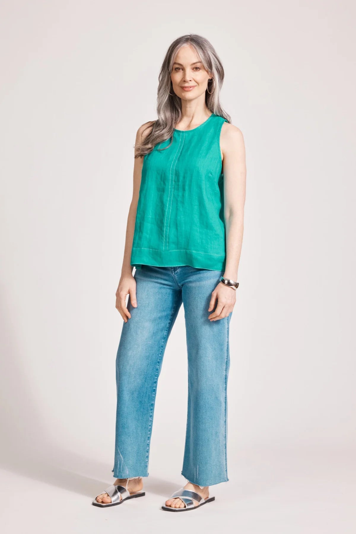 Eb & Ive Miramar Tank Top - Lagoon