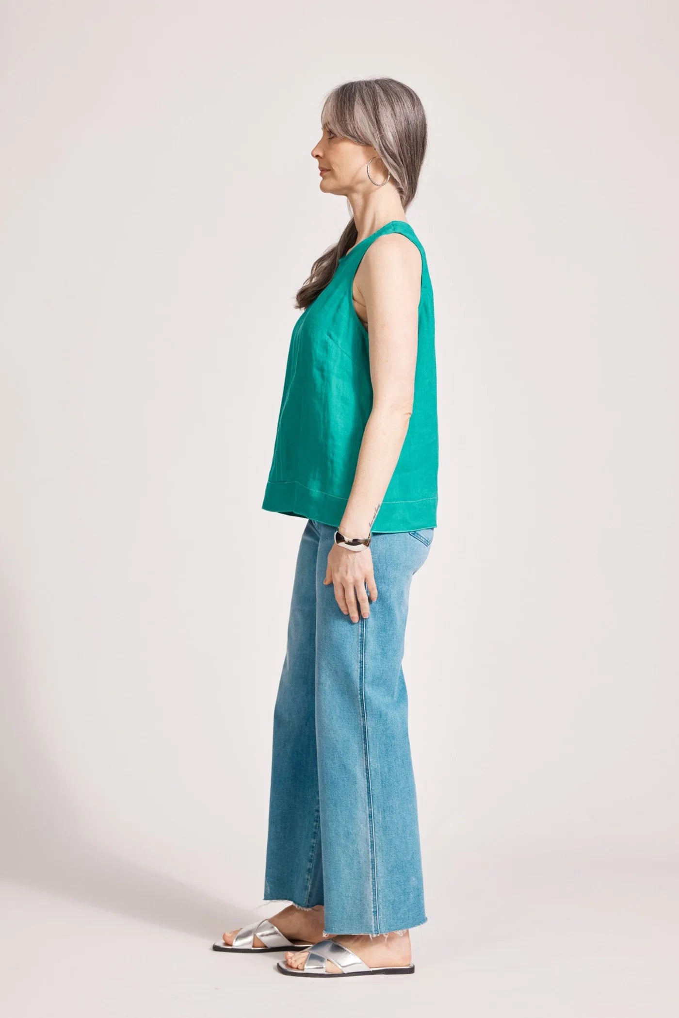 Eb & Ive Miramar Tank Top - Lagoon