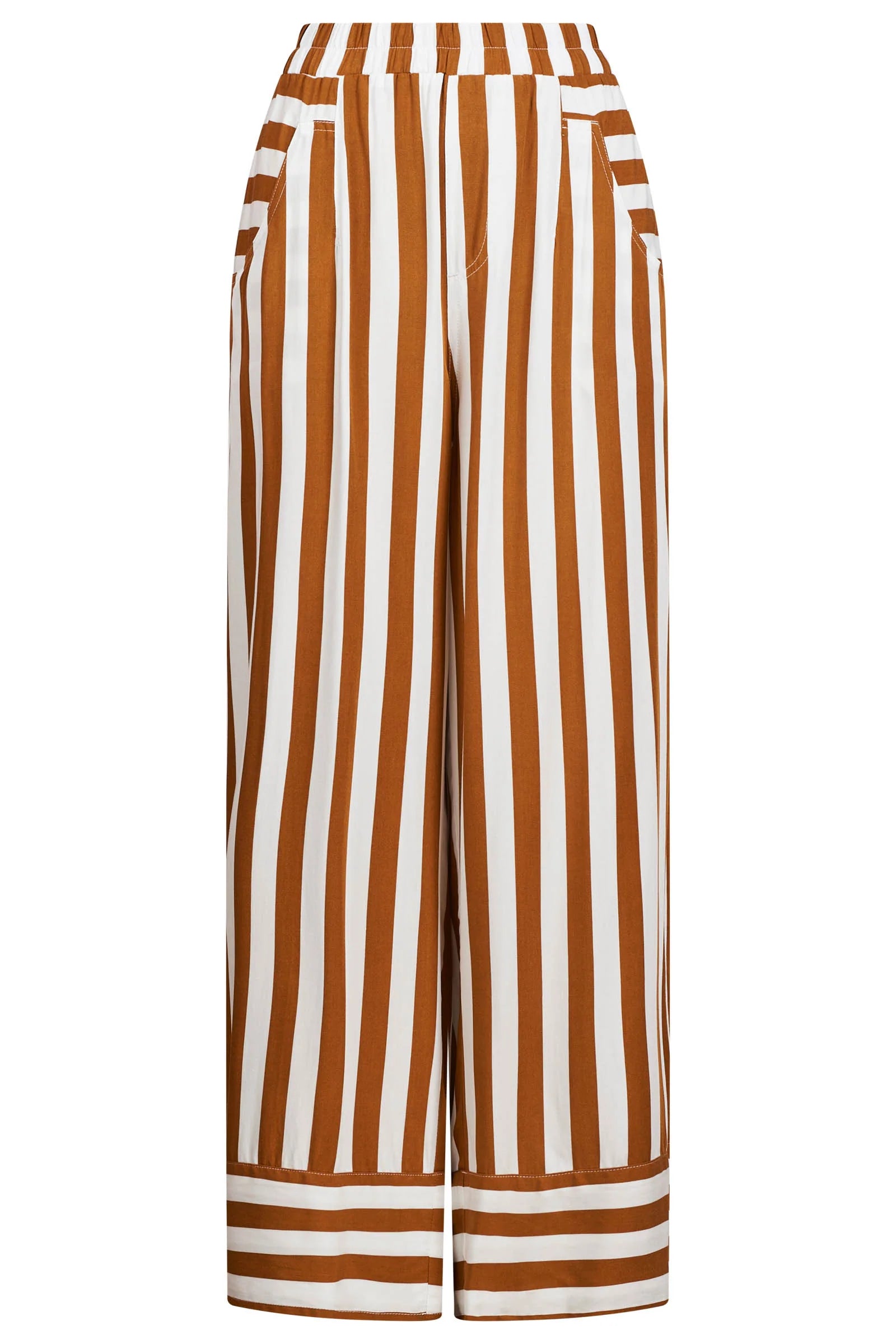 Eb & Ive Treville Stripe Pant Caramel