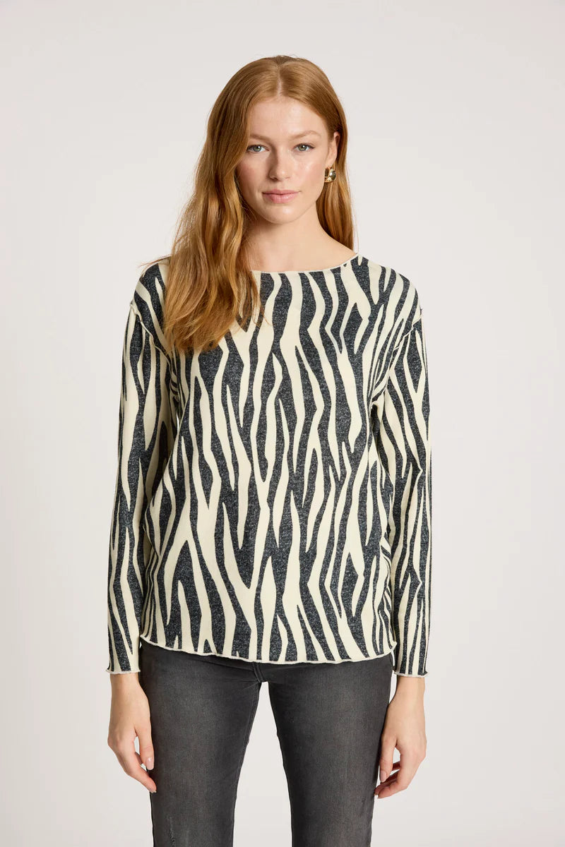 Eb & Ive Aria Long Sleeve Top Savanna