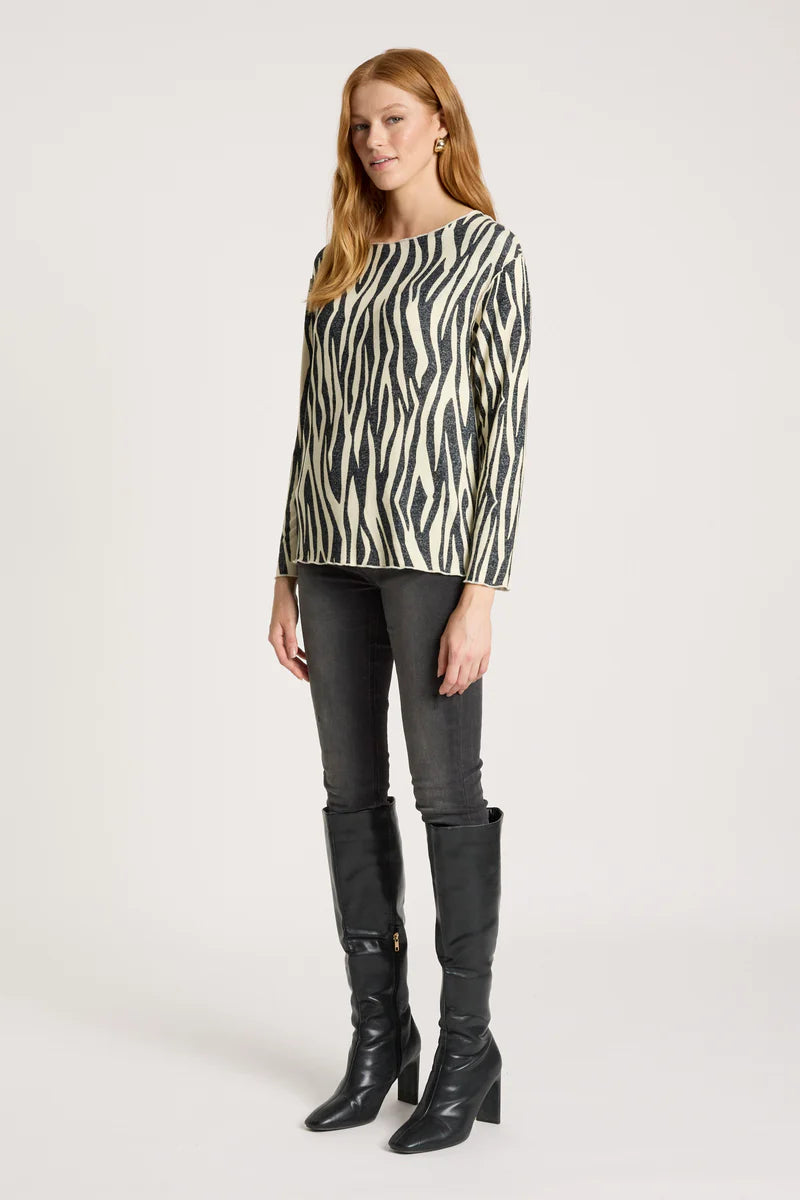 Eb & Ive Aria Long Sleeve Top Savanna