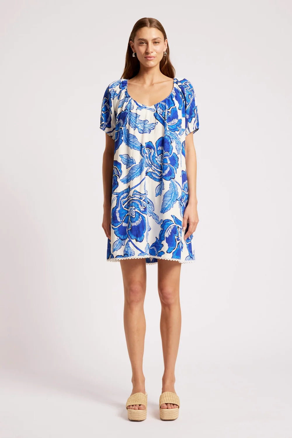 Eb & Ive Gaia Dress Azure